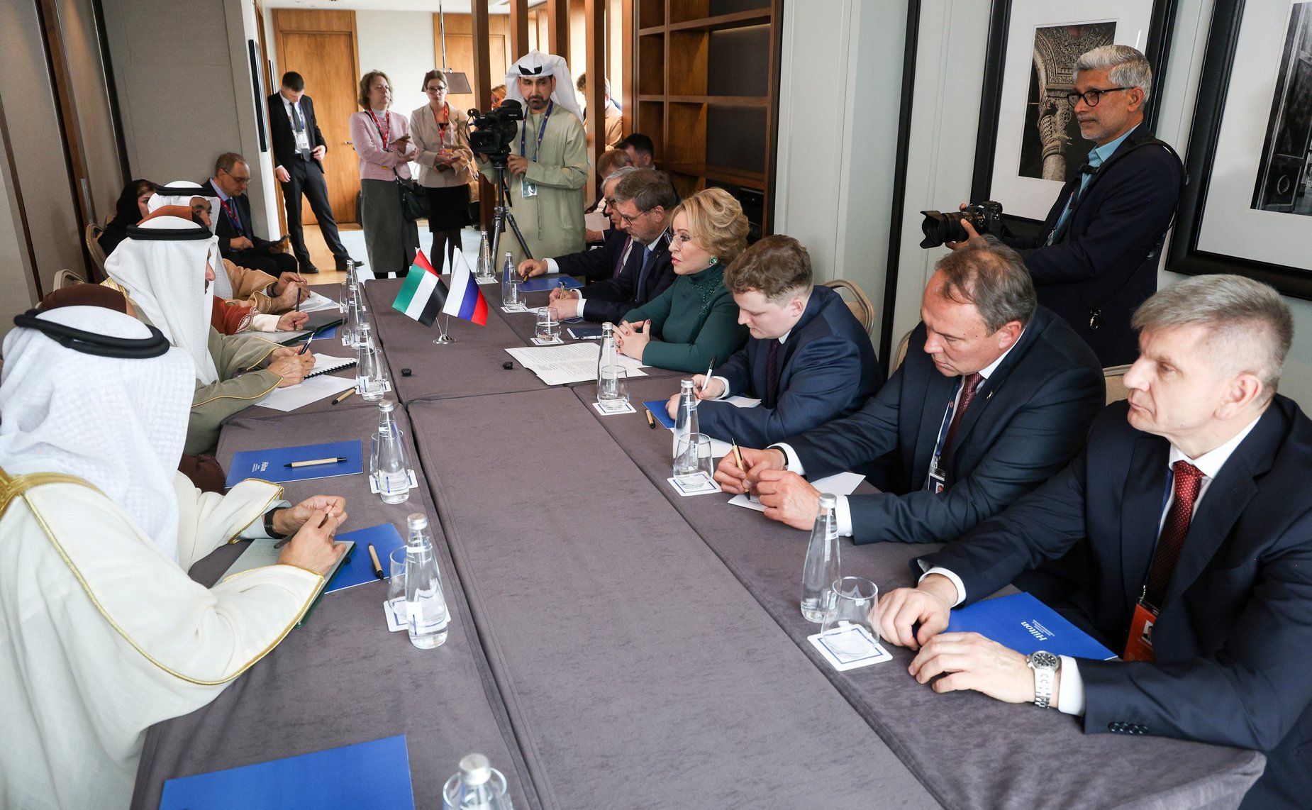 Валентина Матвиенко встретилась с Председателем Федерального национального совета ОАЭ Сакром Гоббашем