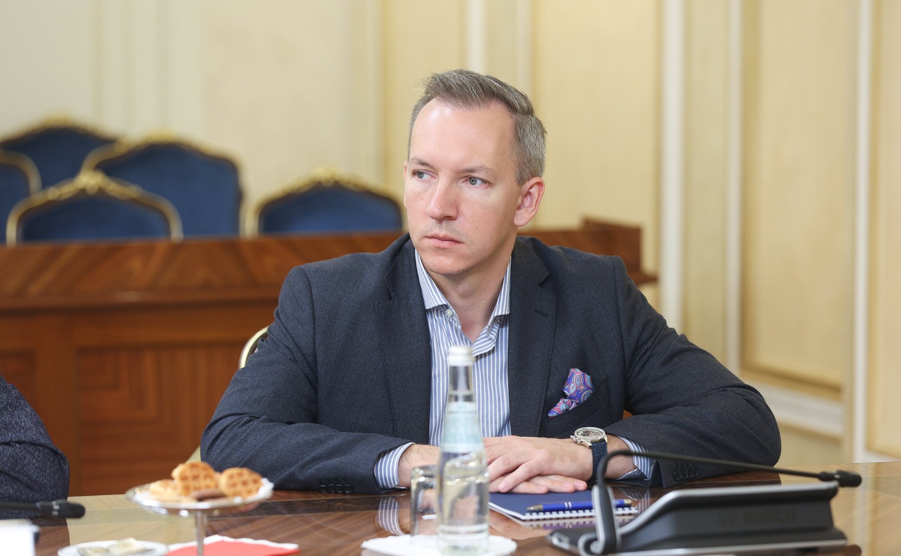 Встреча Николая Журавлева с членом Политбюро Народно-революционной партии Лаоса, Председателем Центрального комитета Лаосского фронта национального развития