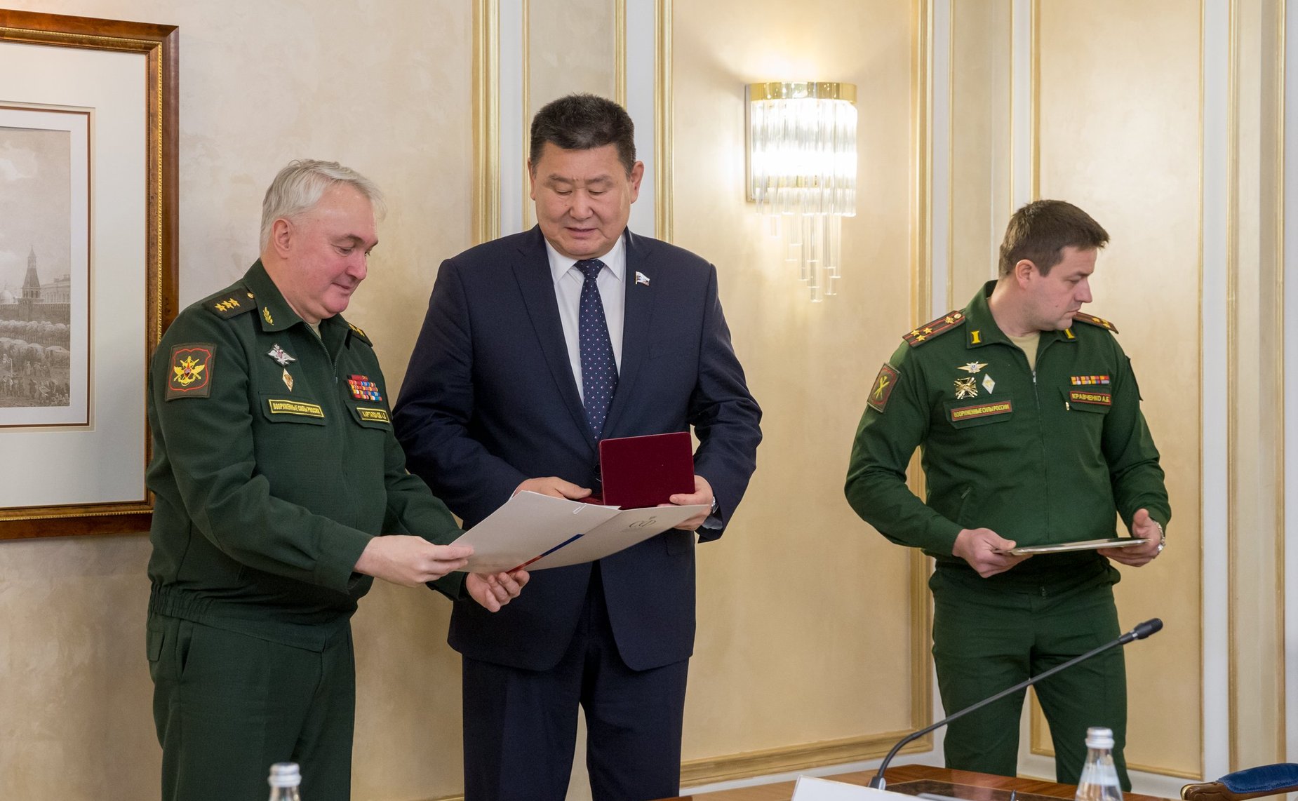 Совместное заседание Комитета СФ по обороне и безопасности и Клуба военачальников РФ, посвященное Дню защитника Отечества