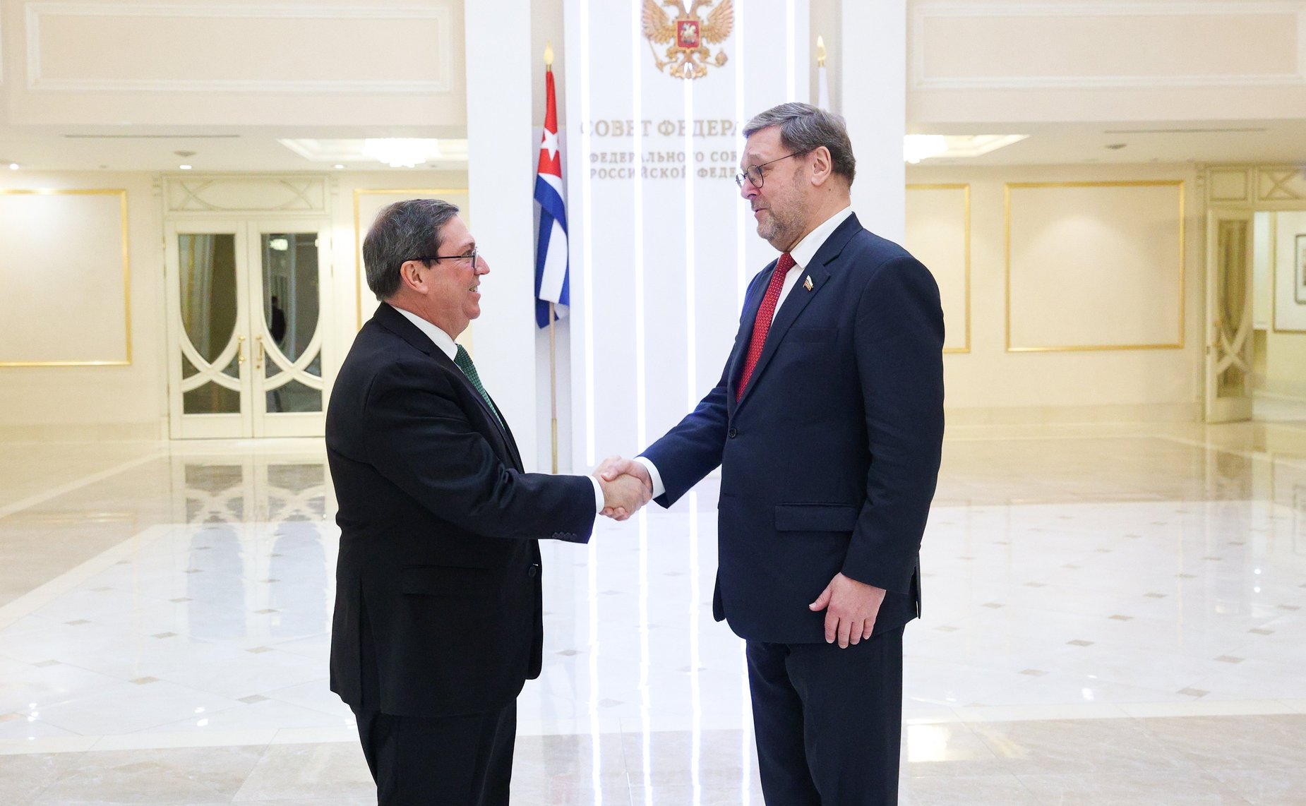 Встреча Председателя Совета Федерации Валентины Матвиенко со специальным представителем Президента Республики Куба, Министром иностранных дел Республики Куба Бруно Родригесом Паррильей