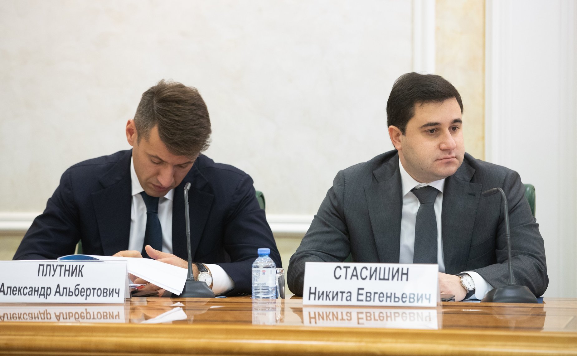 Александр Плутник и Никита Стасишин