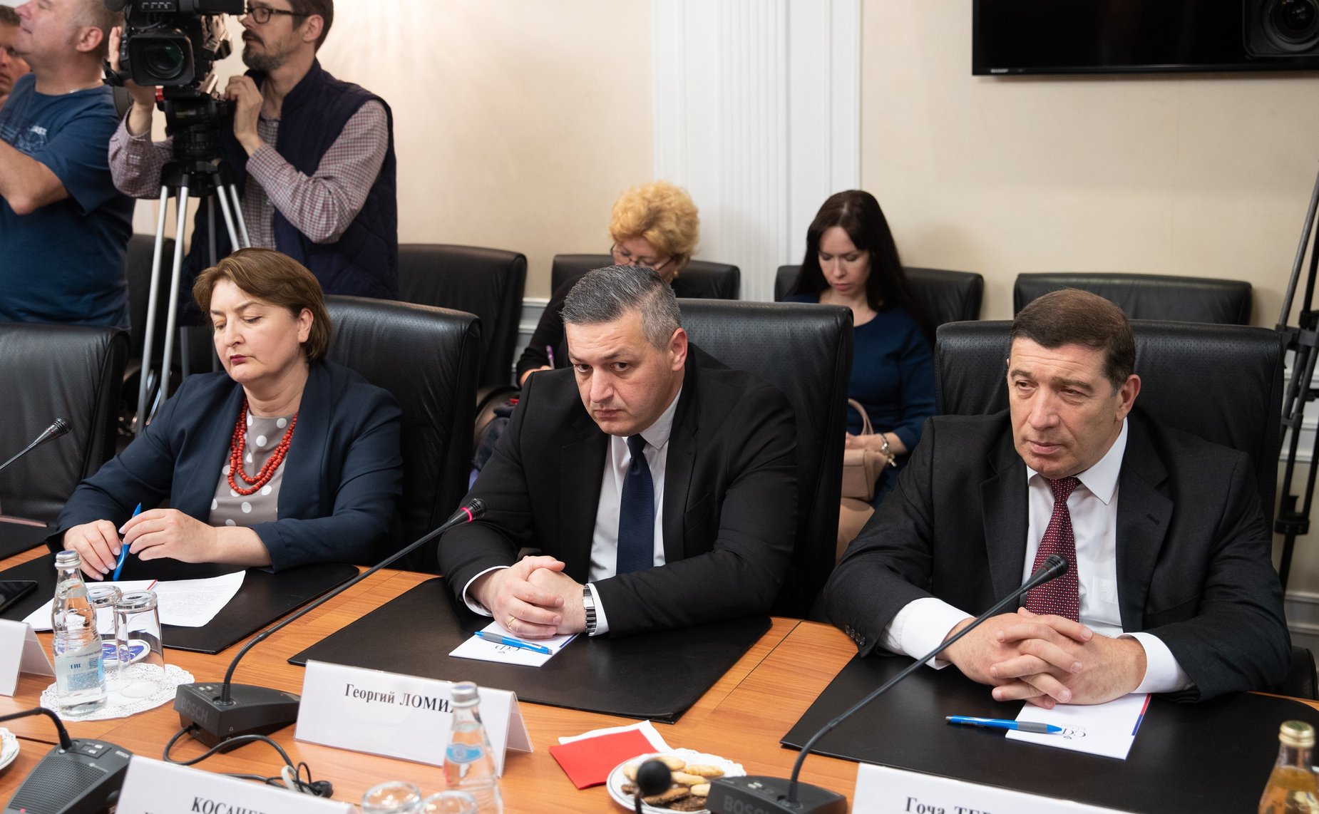 Встреча Константина Косачева с руководителем фракции «Альянс патриотов Грузии» Парламента Грузии Г. Ломия