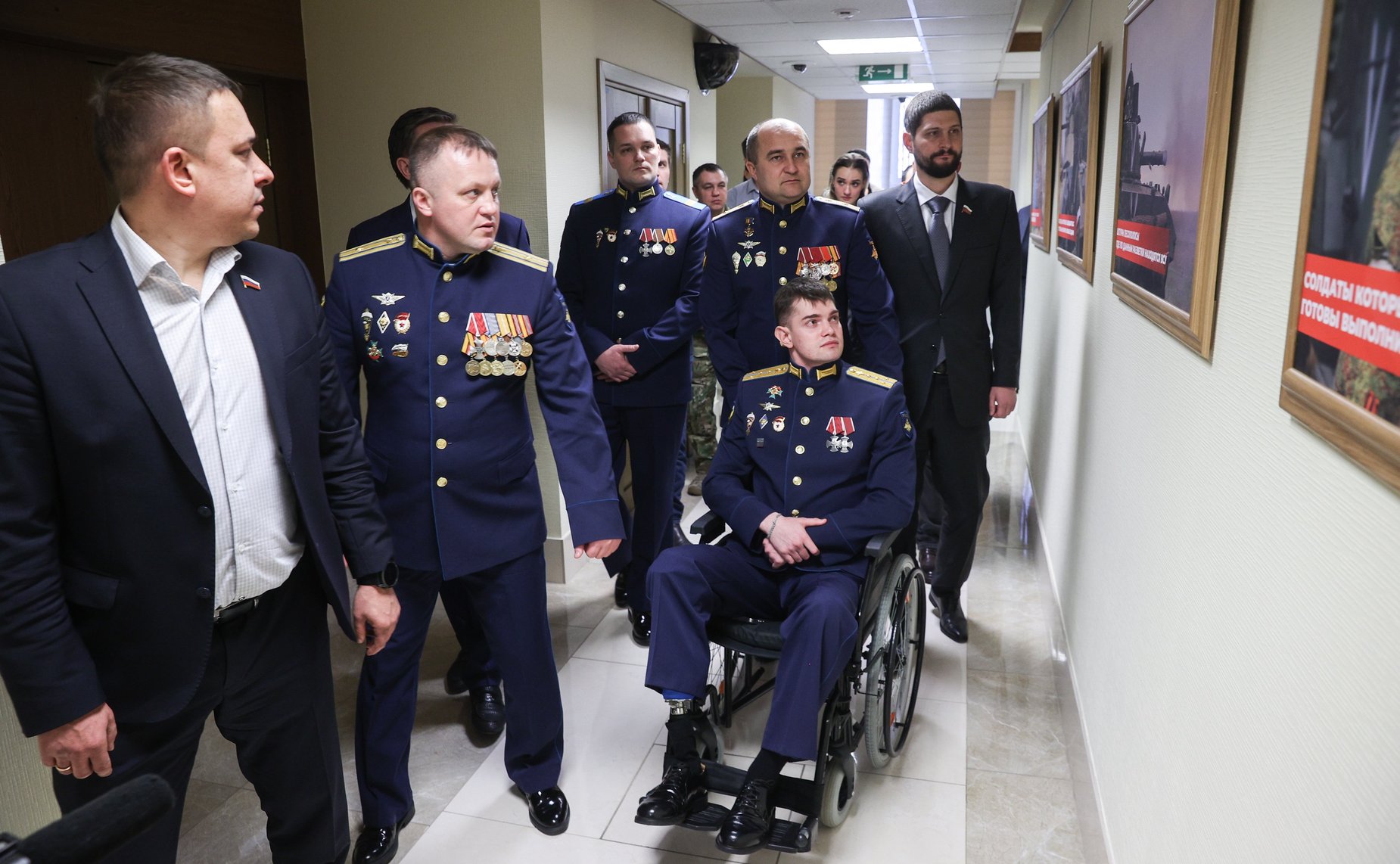 Открытие в Совете Федерации фотовыставки «Гостомельский Десант»