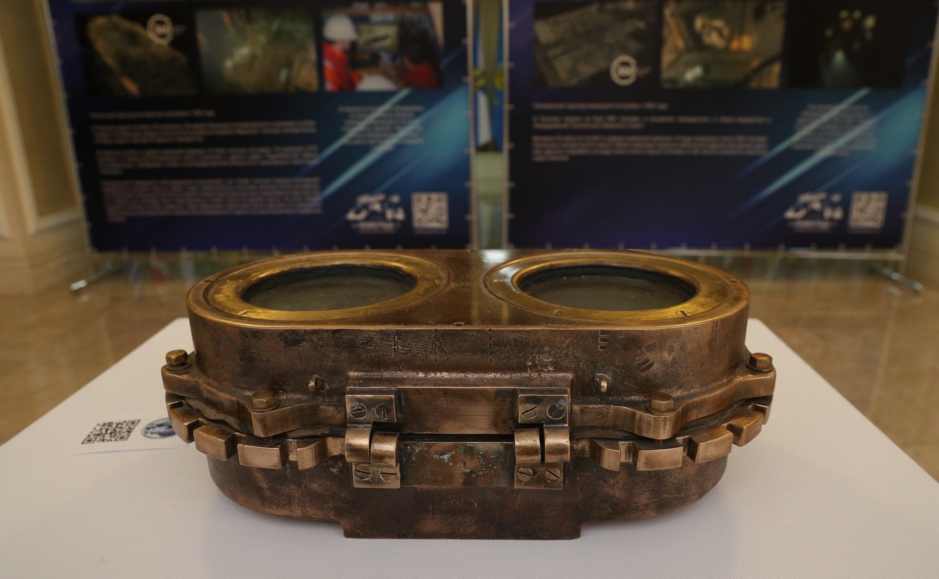 Открытие в Совете Федерации выставки «180 миль до Ленинграда: История Таллинского прорыва на современной морской карте»