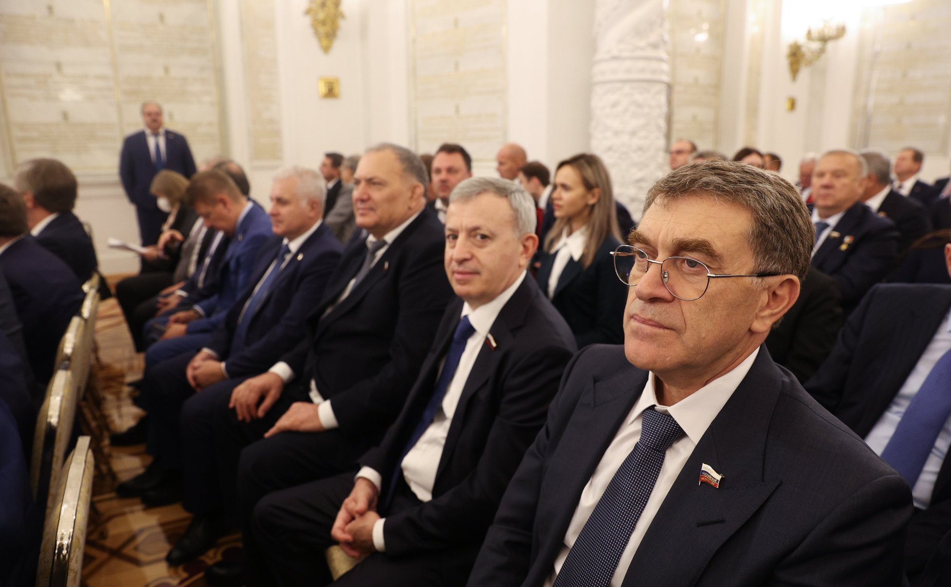 Выступление Президента России Владимира Путина на церемонии подписания договоров о принятии ДНР, ЛНР, Запорожской и Херсонской областей в состав России