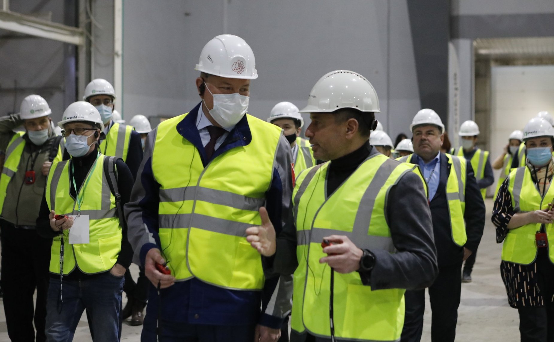 На новом предприятии деревообрабатывающей промышленности Вологодской области — на заводе «Сокол СиЭлТи»