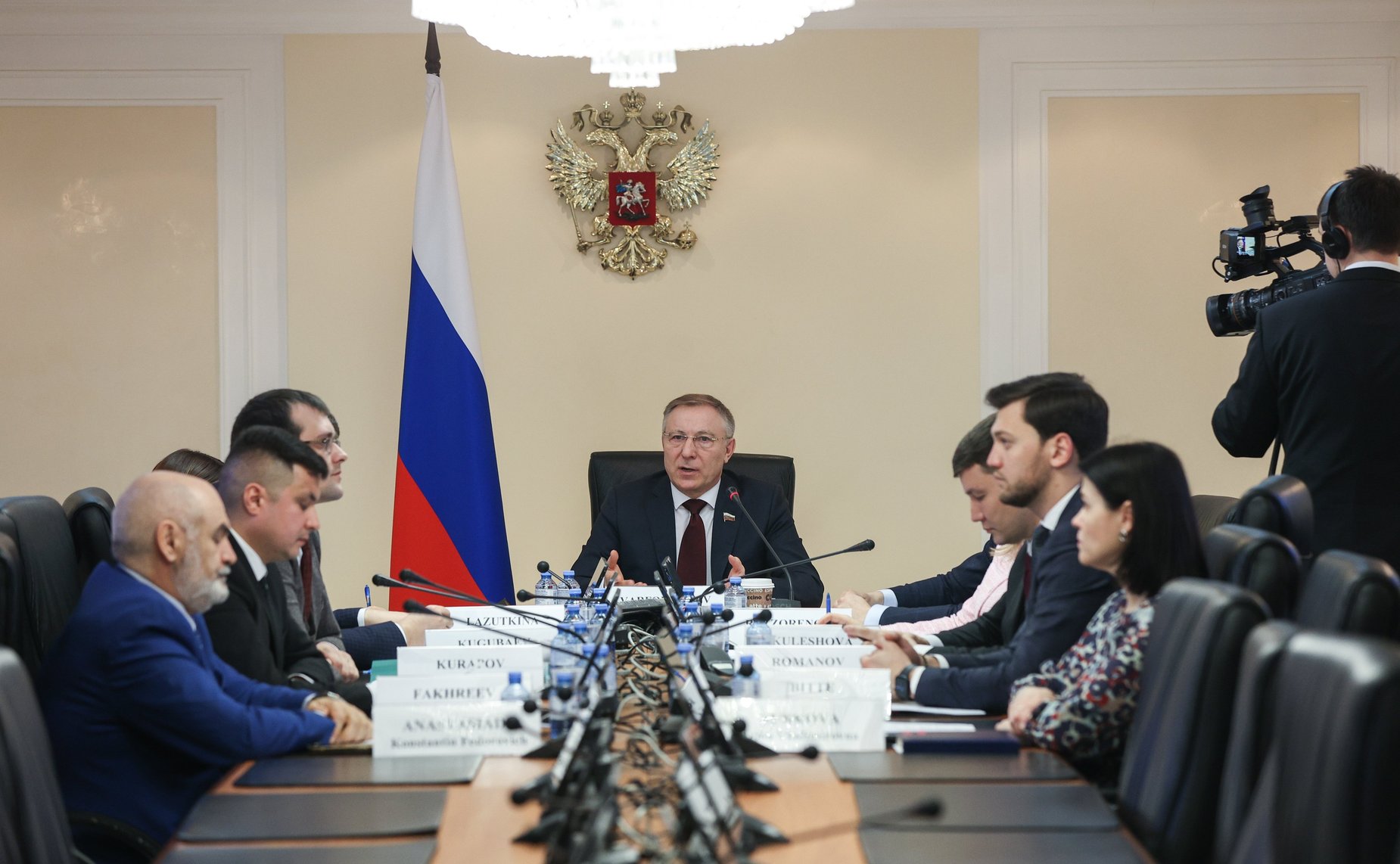 Встреча первого заместителя председателя Комитета СФ по социальной политике Александра Варфоломеева и членов Палаты молодых законодателей при СФ с молодыми парламентариями Республики Малави