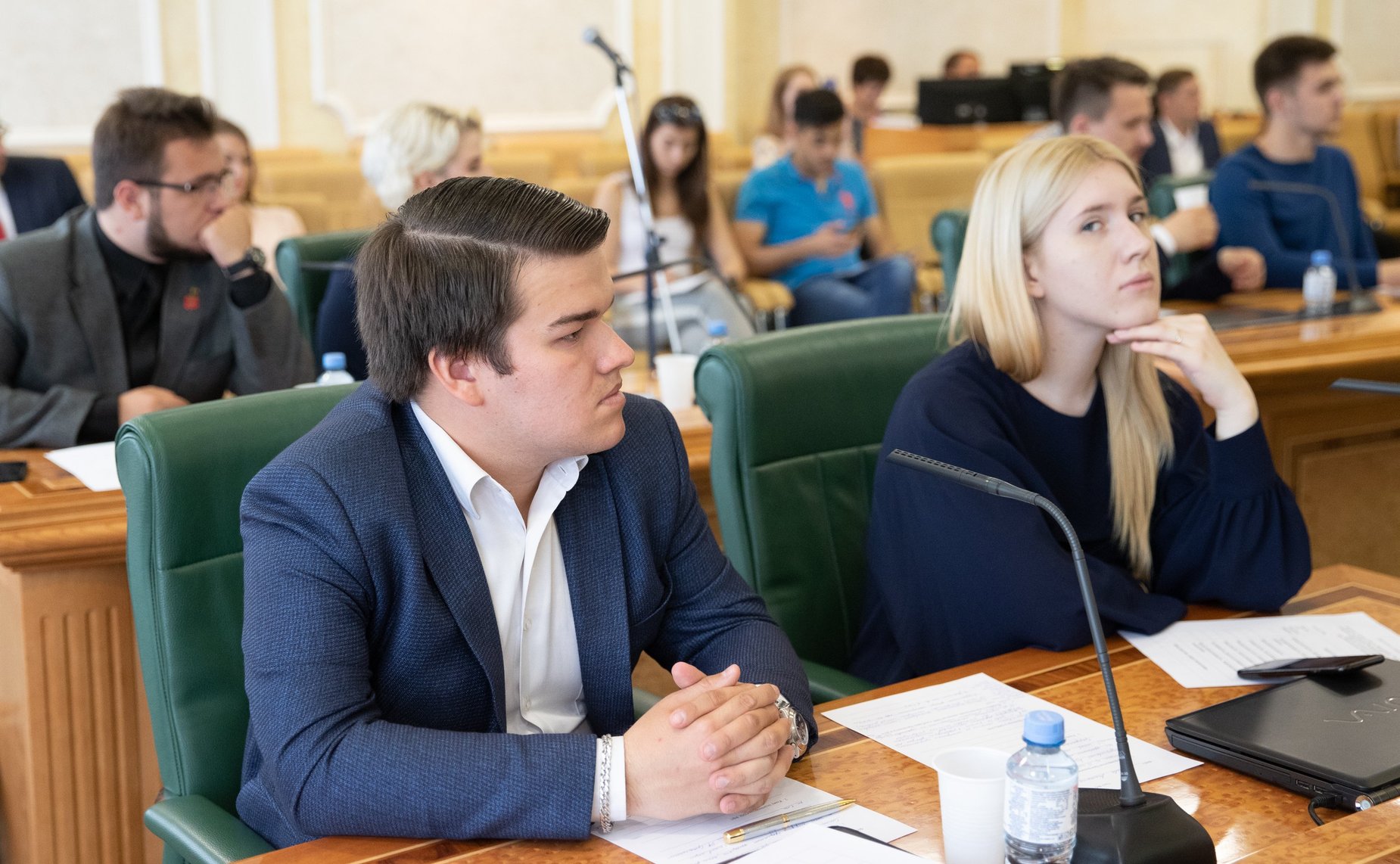 Встреча сенаторов с членами Палаты молодых законодателей