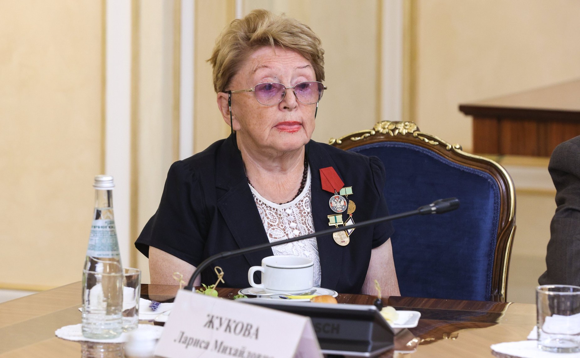 Встреча Председателя Совета Федерации Валентины Матвиенко с делегацией общества «Жители блокадного Ленинграда» Санкт-Петербурга