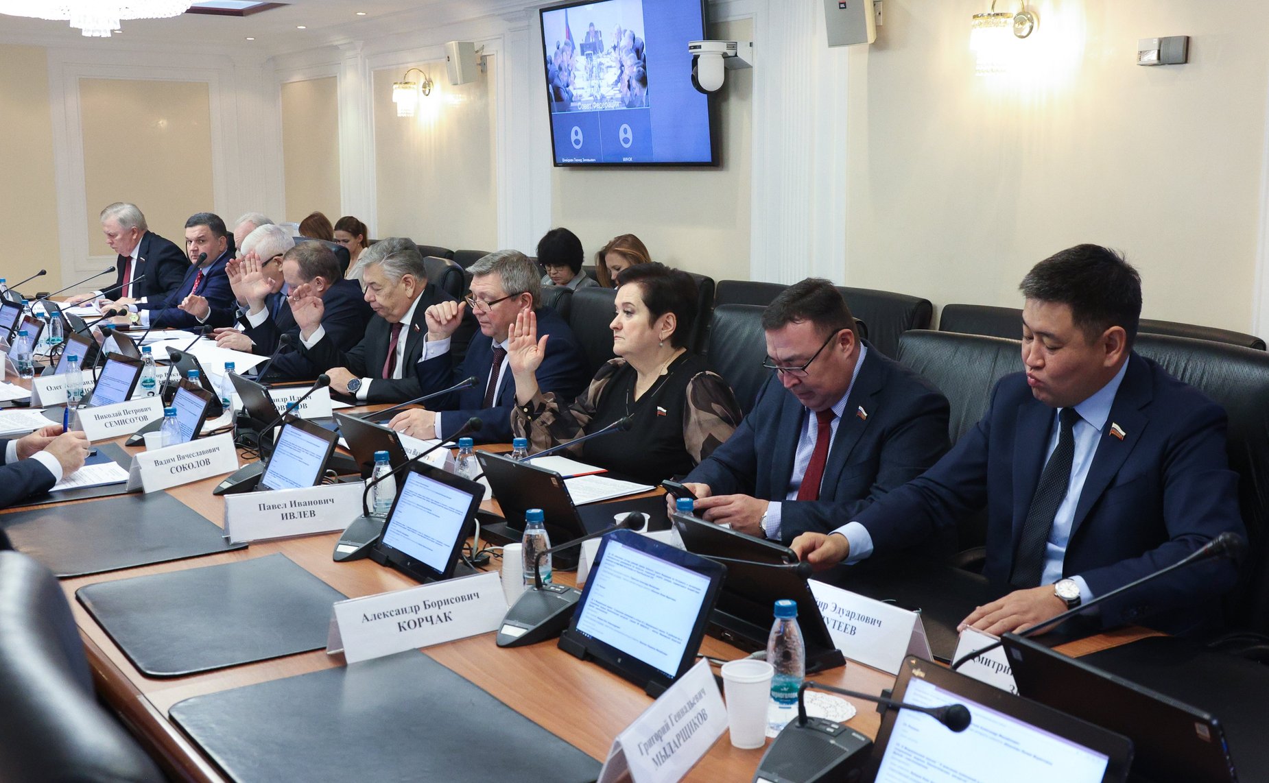 Заседание Комитета Совета Федерации по Регламенту и организации парламентской деятельности