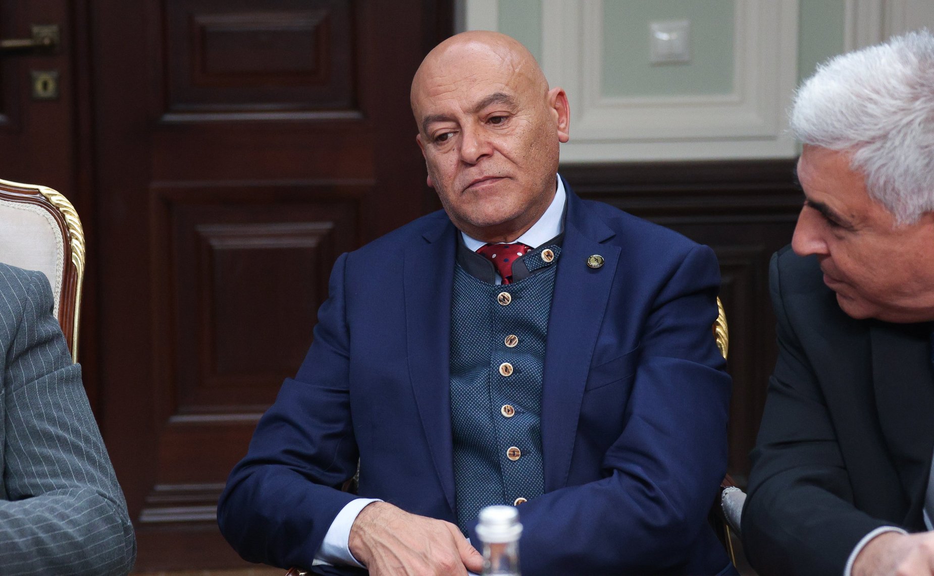 Григорий Карасин и Вячеслав Тимченко провели встречу с Председателем Комитета по сопровождению надзорных органов Палаты представителей Государства Ливия Заидом Хадией