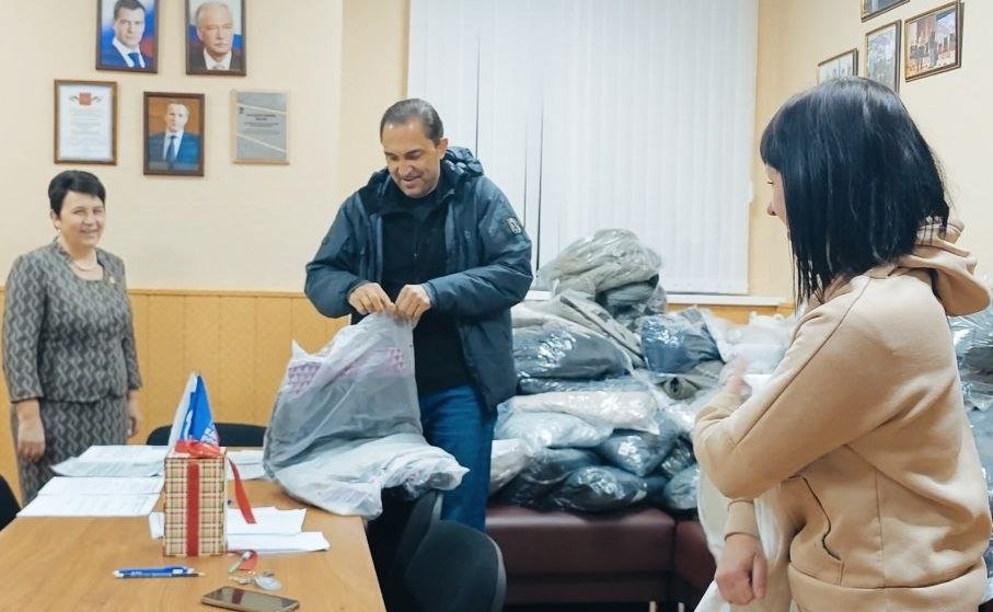 Доставлен очередной гуманитарный груз в пункты временного размещения в Курскую и Белгородскую области