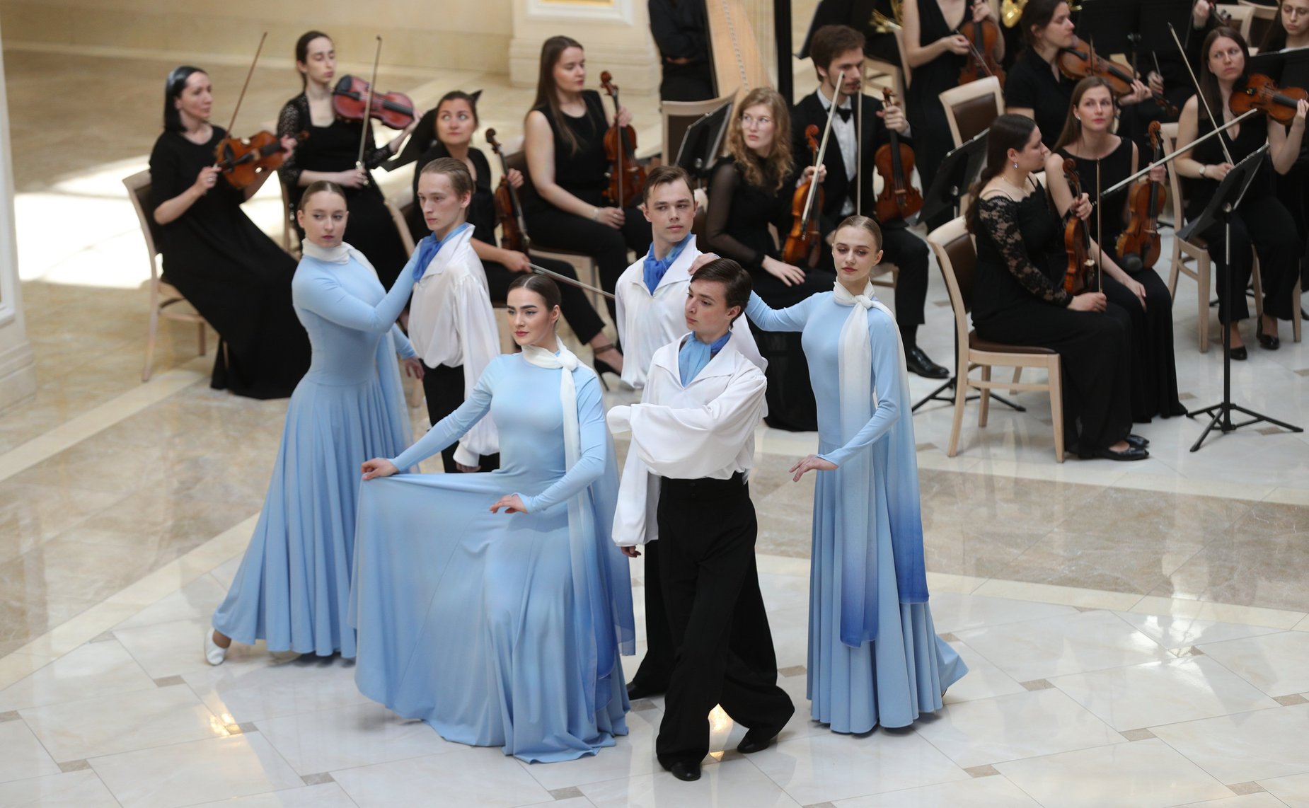 Экспозиция-презентация Ленинградской области ко Дню региона, развёрнутая в здании Совета Федерации