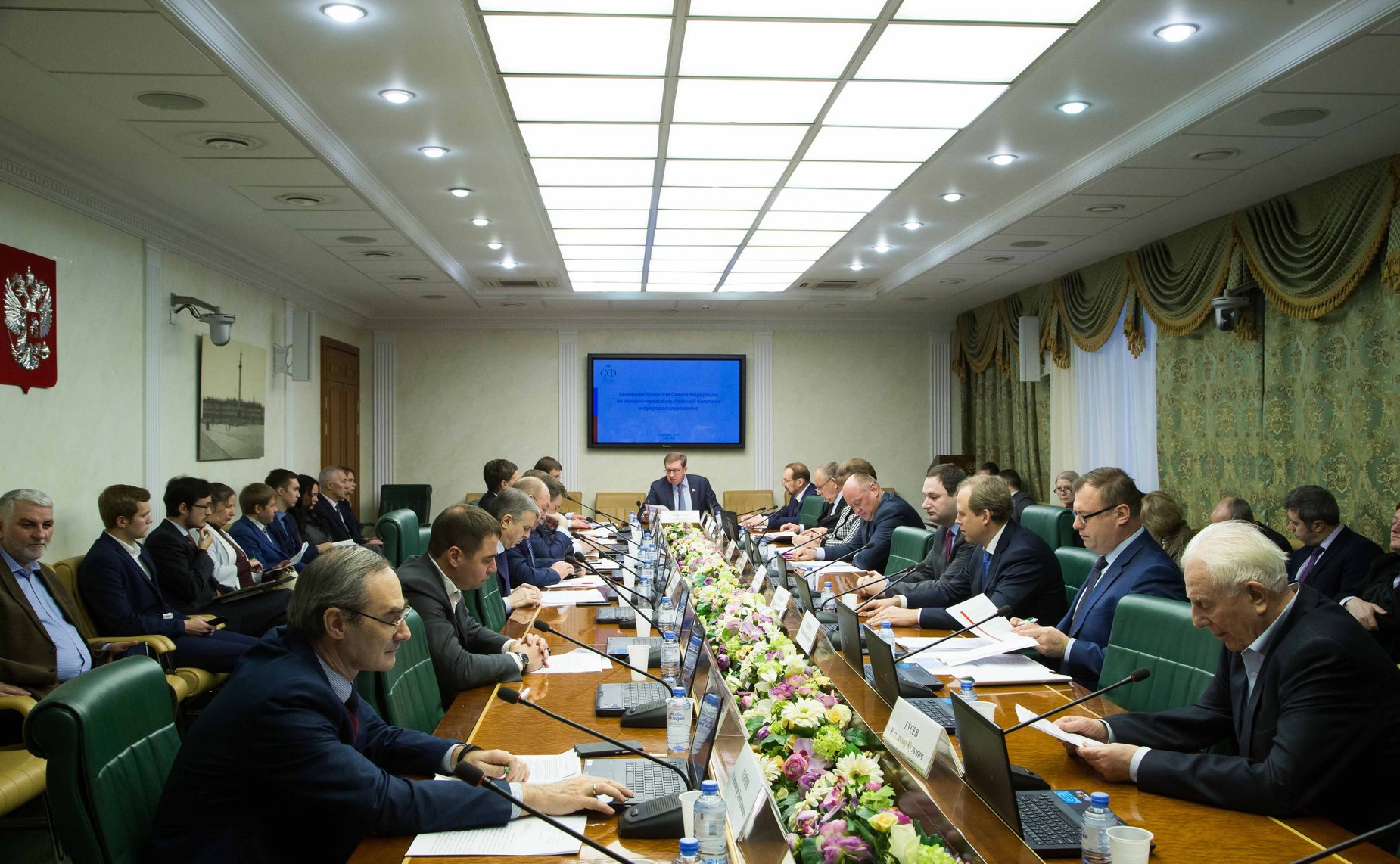 Заседание Комитета Совета Федерации по аграрно-продовольственной политике и природопользованию