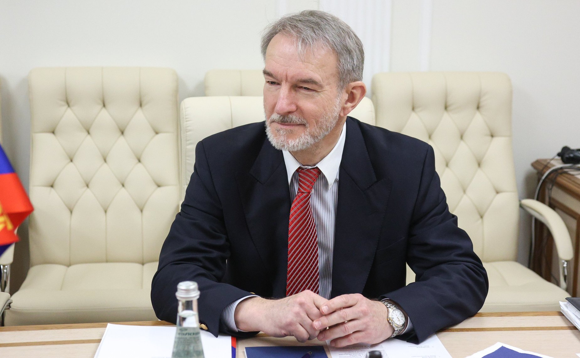 Константин Косачев провел встречу с Чрезвычайным и Полномочным Послом Монголии в Российской Федерации Дуламсурэнгийн Давой