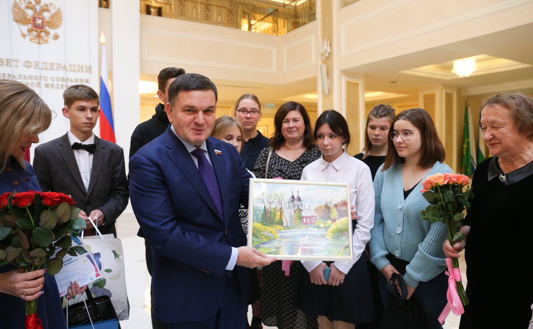 Экскурсия по зданию СФ для Ленинградского областного отделения Российского детского фонда