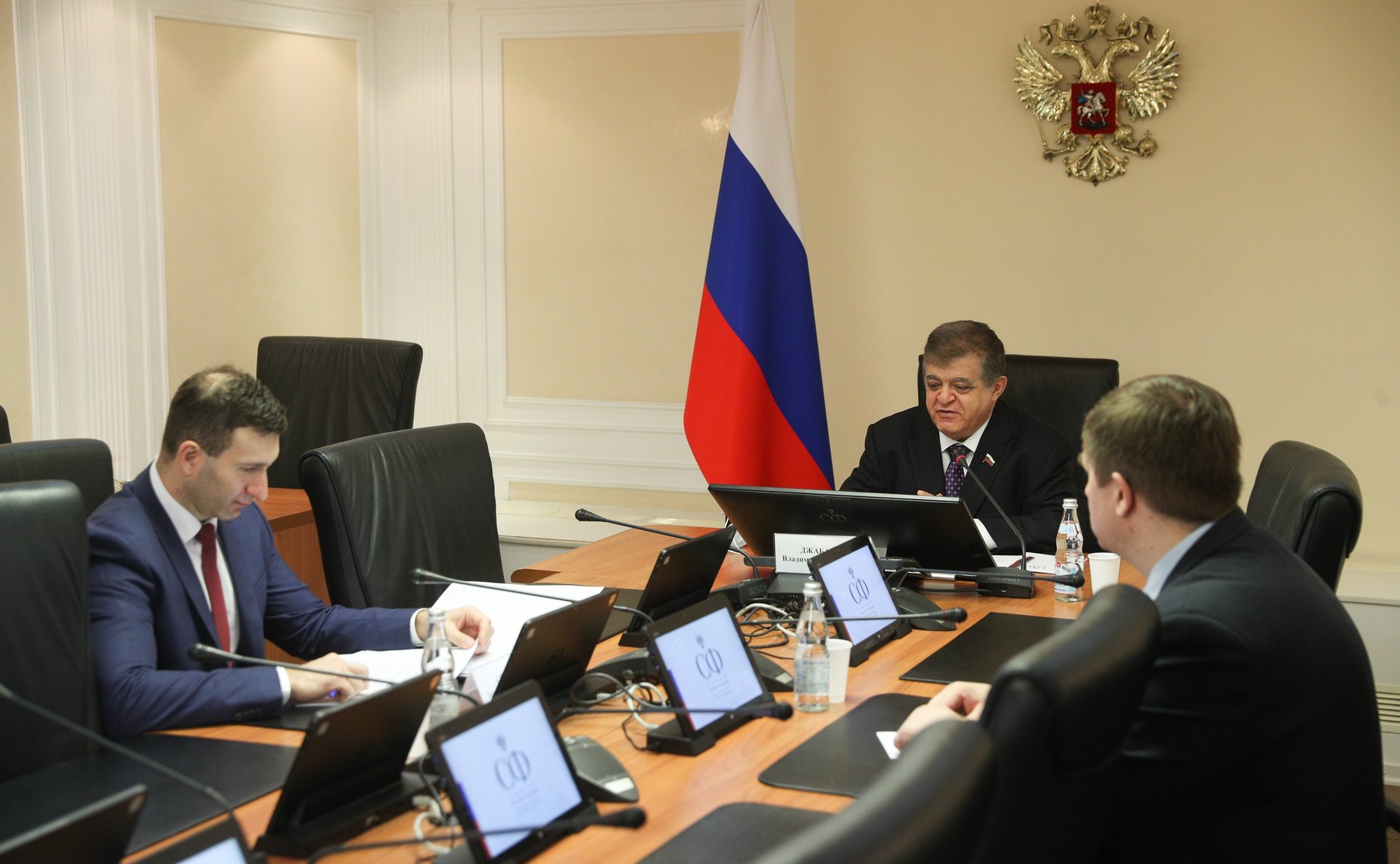 Видеоконференция, посвященная подготовке «круглого стола» в рамках Межпарламентского форума «Таджикистан-Россия»