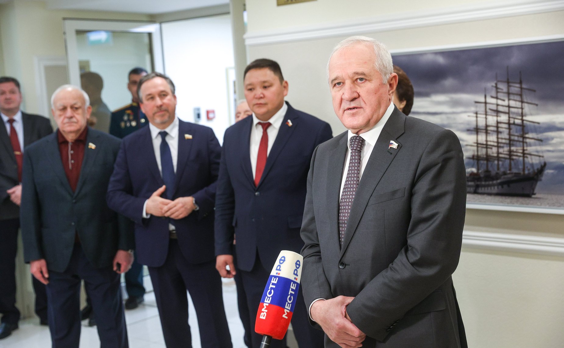 Открытие в Совете Федерации выставки ««Наследие Палеха» 90 лет художественного пути»