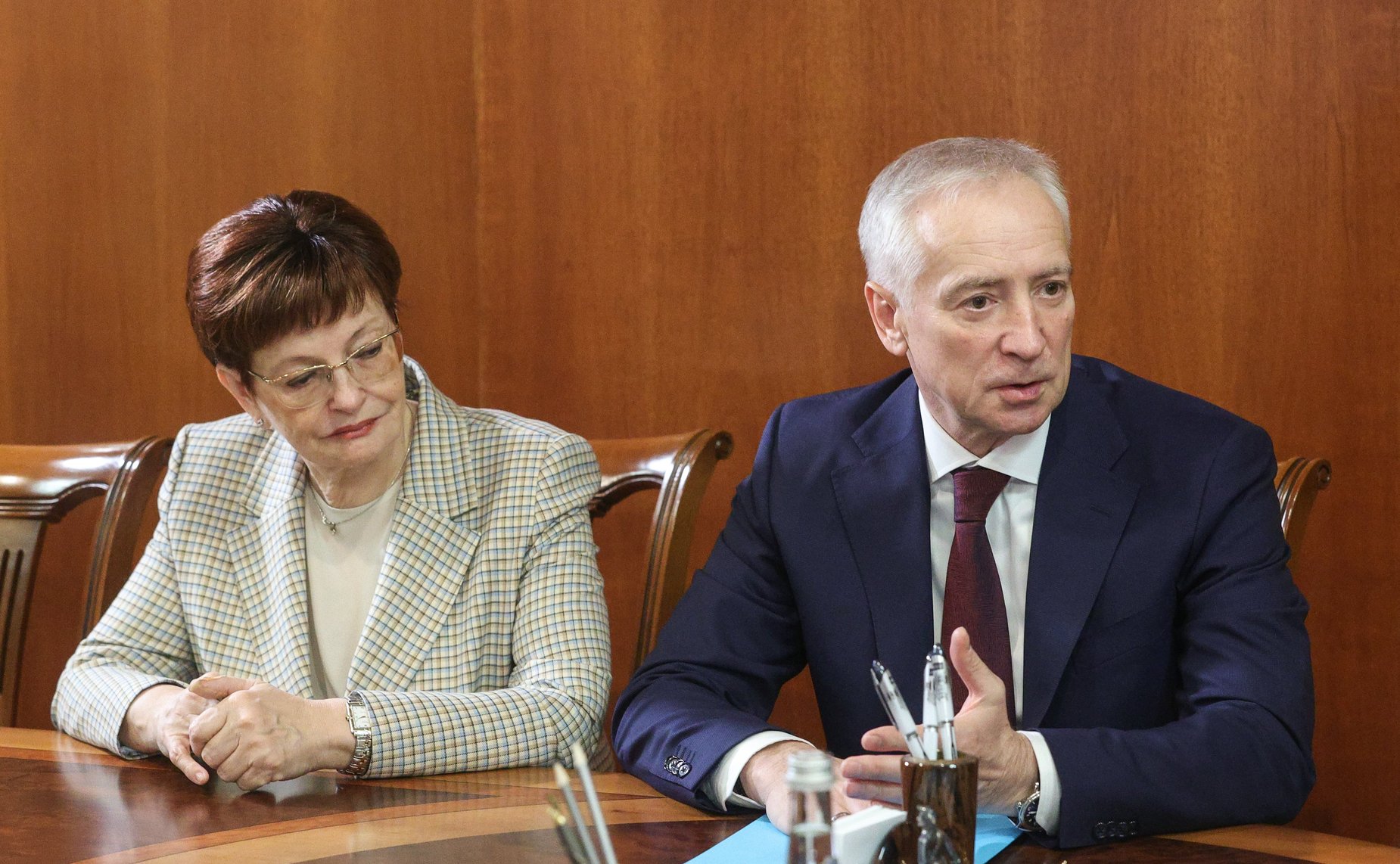 Валентина Матвиенко провела встречу с губернатором Томской области Владимиром Мазуром