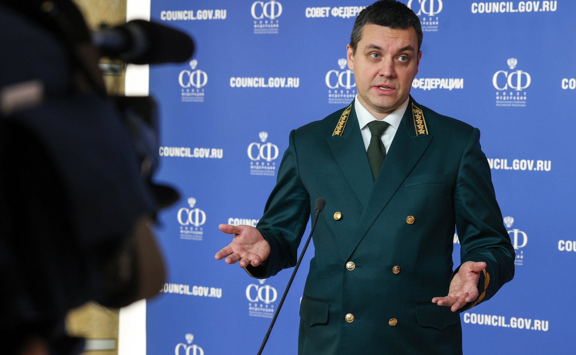 Пресс-подход Руководителя Федерального агентства лесного хозяйства Ивана Советникова