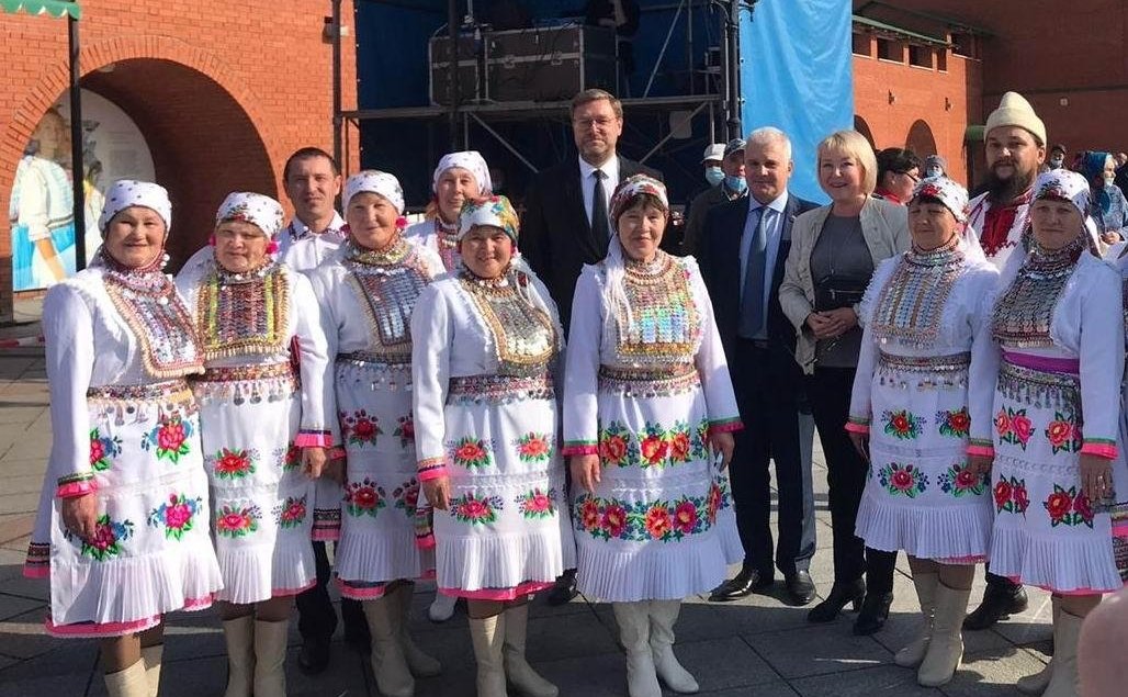 Константин Косачев и Сергей Мартынов приняли участие в праздничных торжествах народа мари