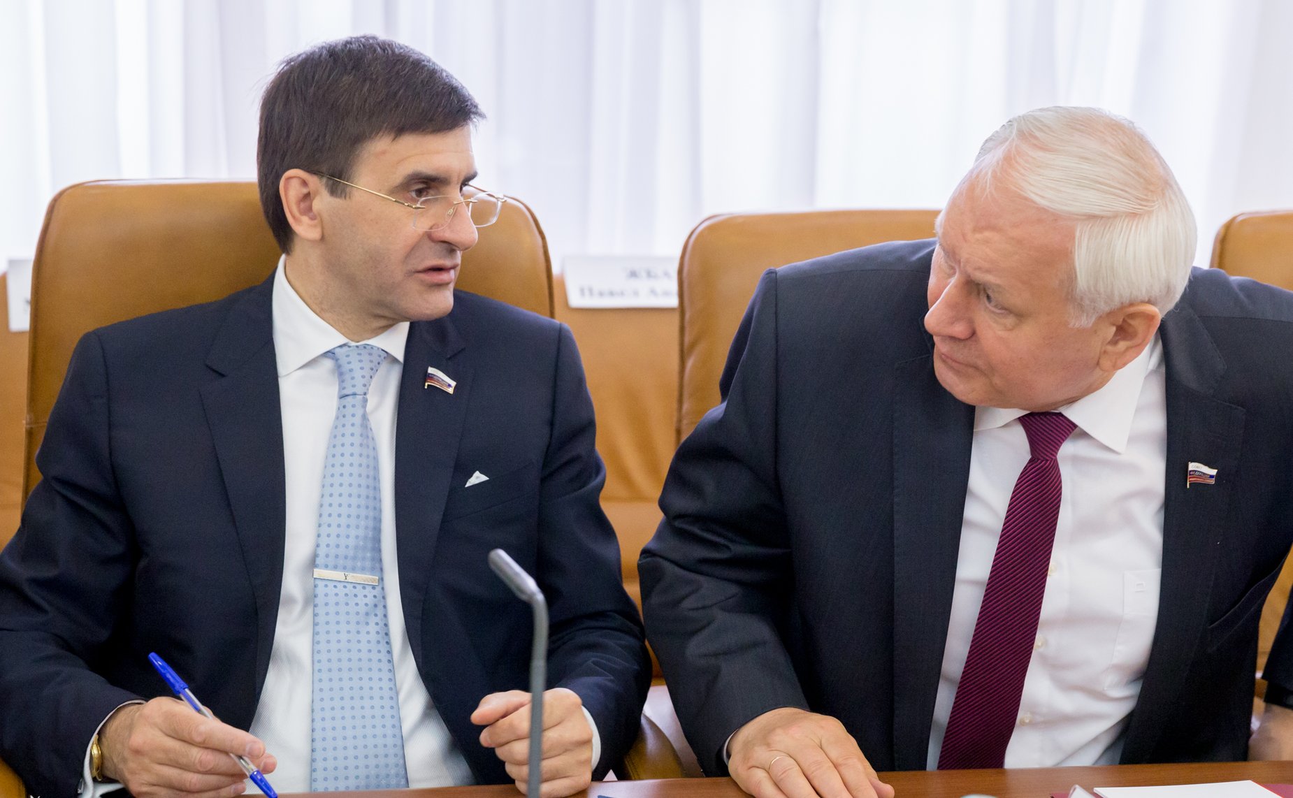 И. Зуга и Н. Тихомров Заседание Комитета СФ по федеративному устройству, региональной политике, местному самоуправлению и делам Севера