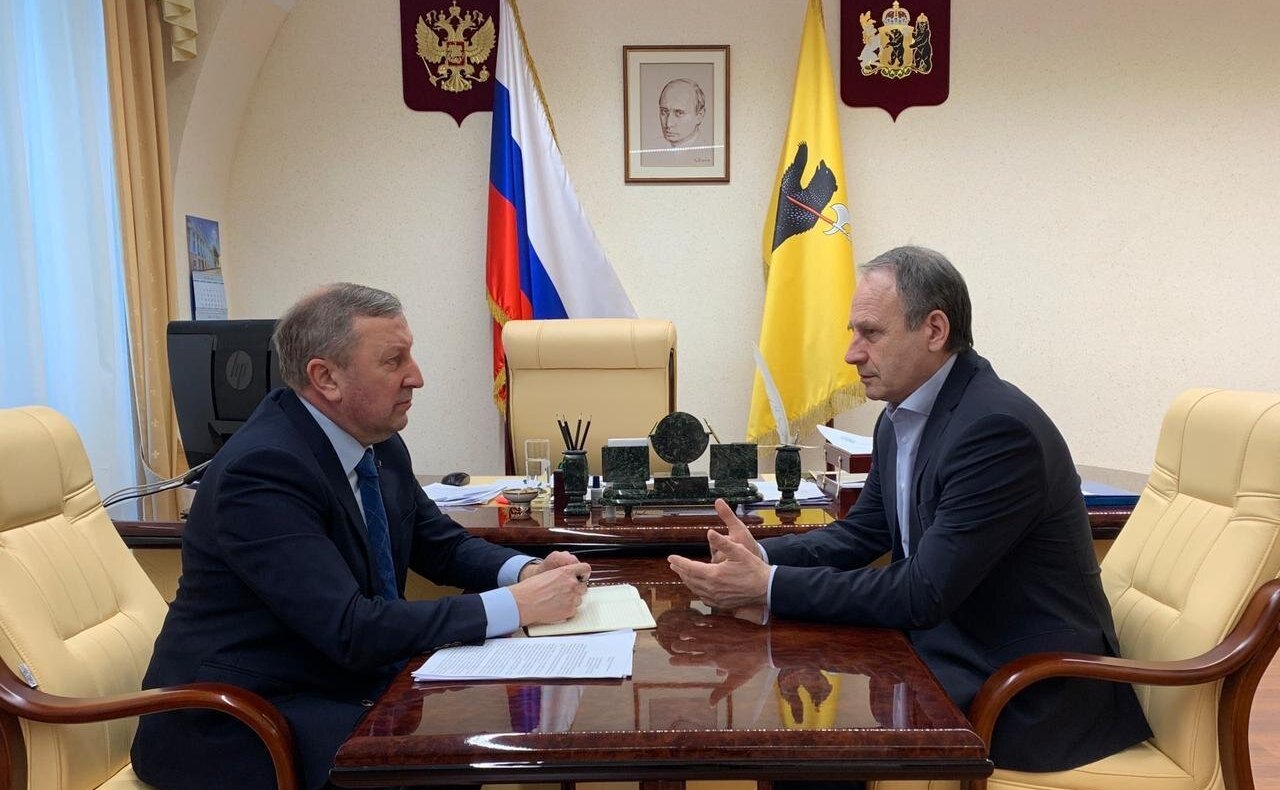 Сергей Березкин в рамках рабочей поездки в регион провел встречу с председателем Ярославской областной Думы Михаилом Боровицким