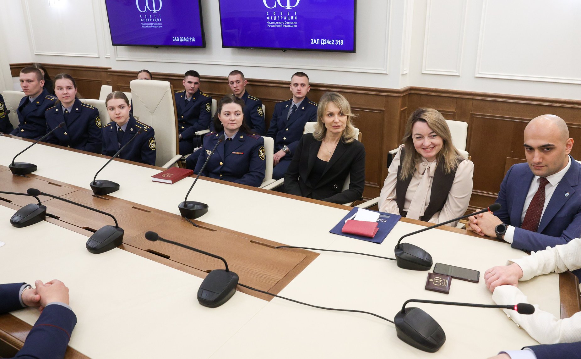 Встреча сенатора РФ с курсантами Псковского филиала Санкт-Петербургского университета ФСИН