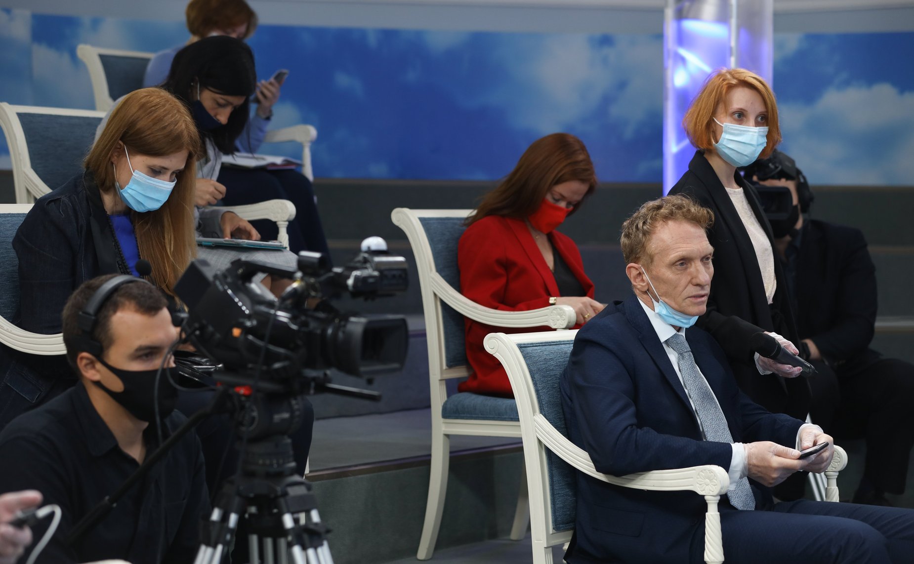 Пресс-конференция Председателя СФ В. Матвиенко по итогам весенней сессии