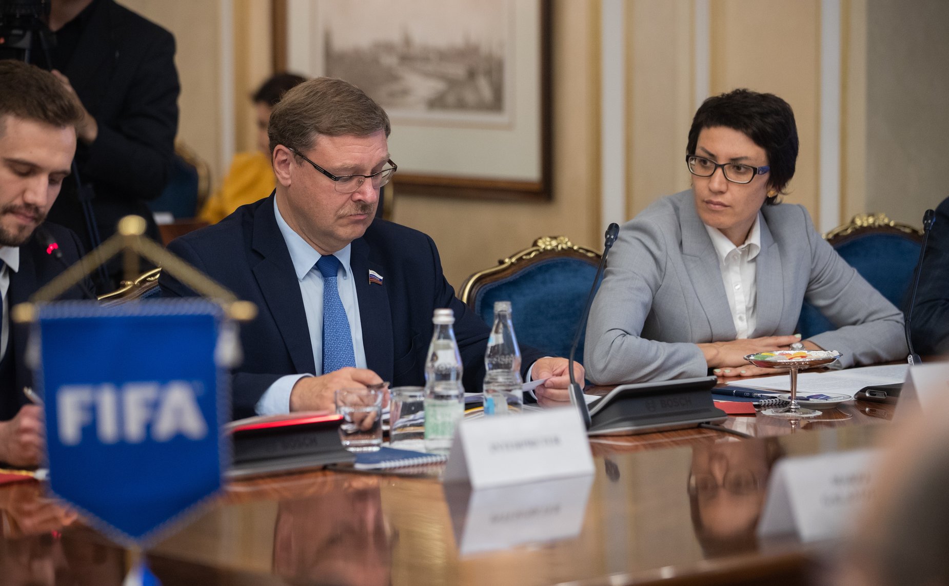 К. Косачев и Т. Лебедева