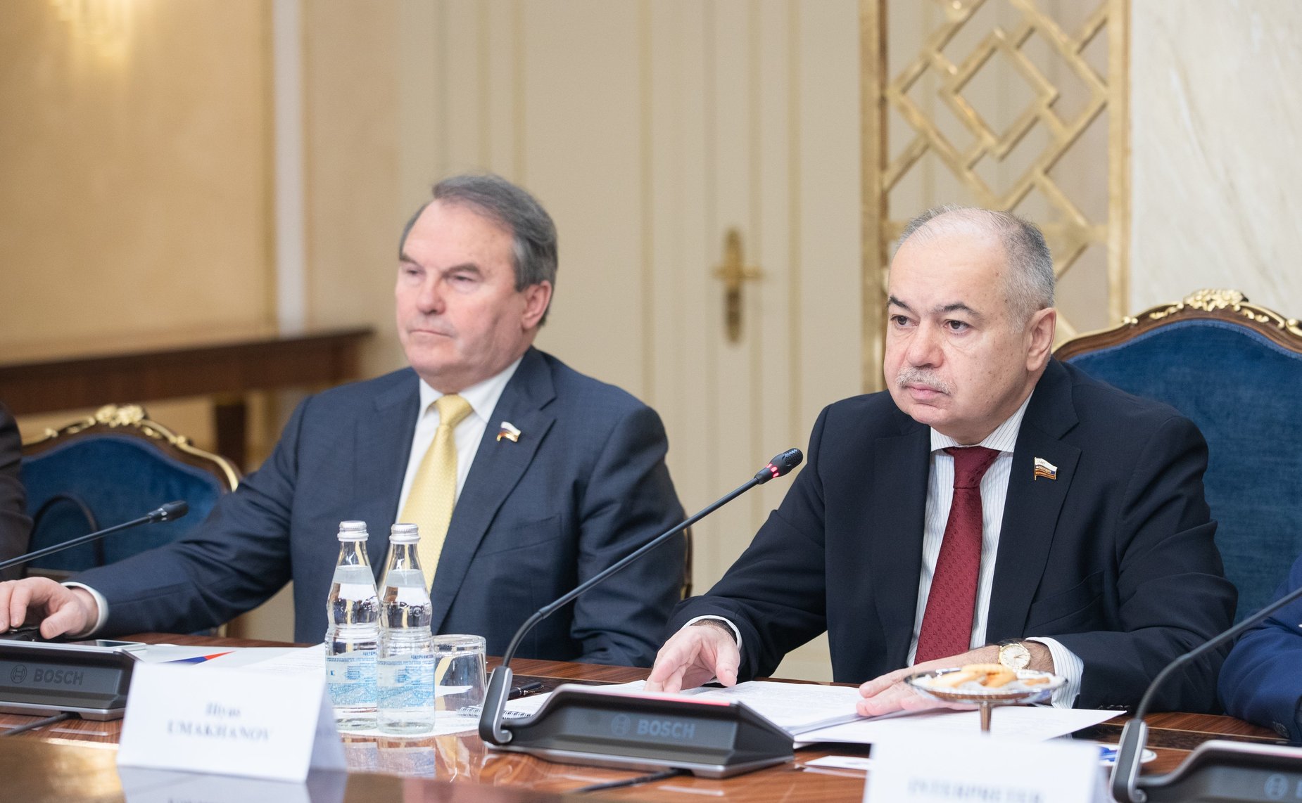 Встреча И. Умаханова с первым заместителем Председателя Верхней палаты Национальной ассамблеи Исламской Республики Афганистан Мохаммадом Аламом Изедъяром