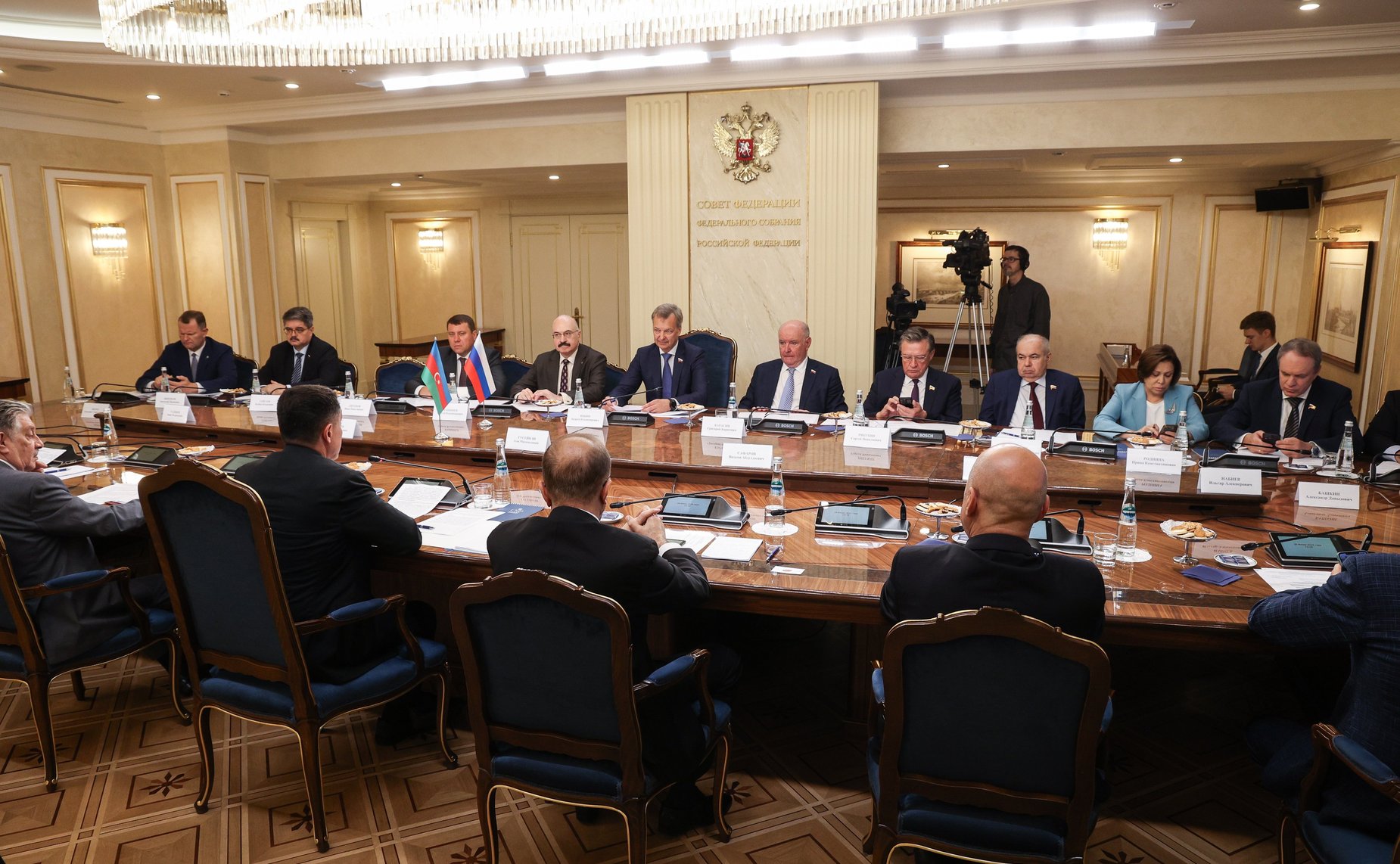 Андрей Яцкин провел заседание Межпарламентской комиссии по сотрудничеству Федерального Собрания РФ и Милли Меджлиса Азербайджанской Республики