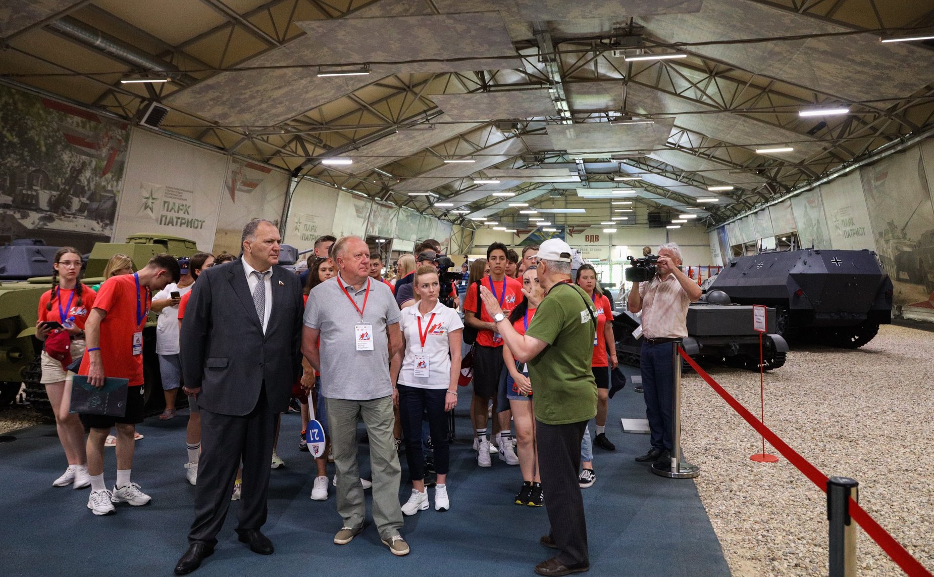 Участники проекта «Поезд Памяти» прибыли в «Парк Патриот»