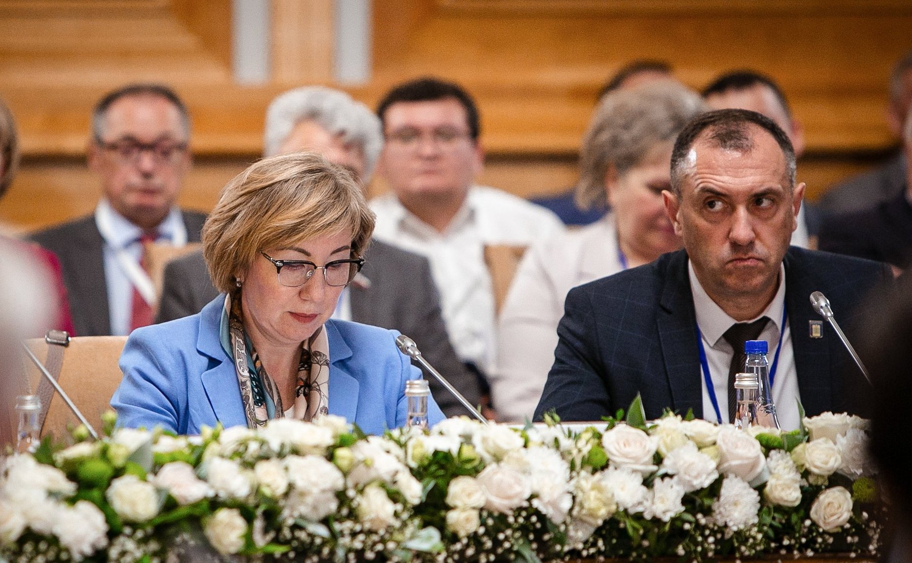 Заседание секции 1 «Гуманитарное сотрудничество России и Беларуси. Итоги десятилетия и перспективы развития». X Форум регионов России и Беларуси