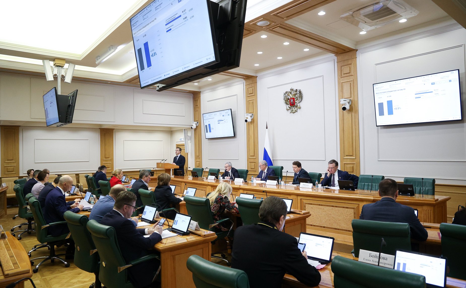 Заседание Комитета Совета Федерации по бюджету и финансовым рынкам