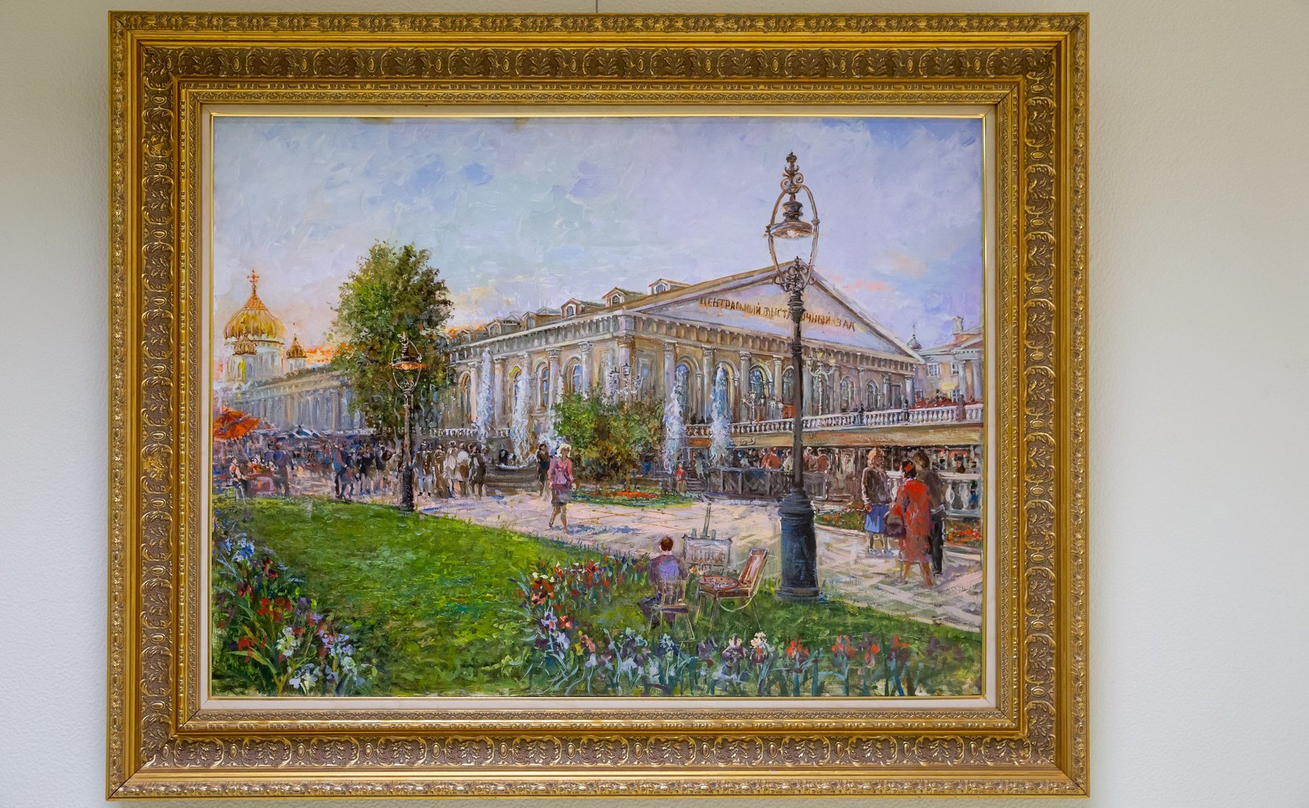 Открытие выставки художника Александра Фомина «Москва — сердце России» в Совете Федерации