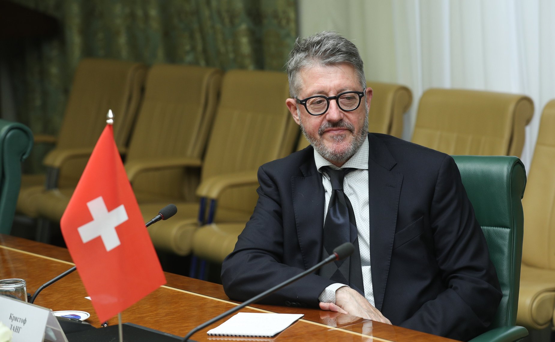 Встреча Григория Карасина с Чрезвычайным и Полномочным Послом Швейцарской Конфедерации в РФ