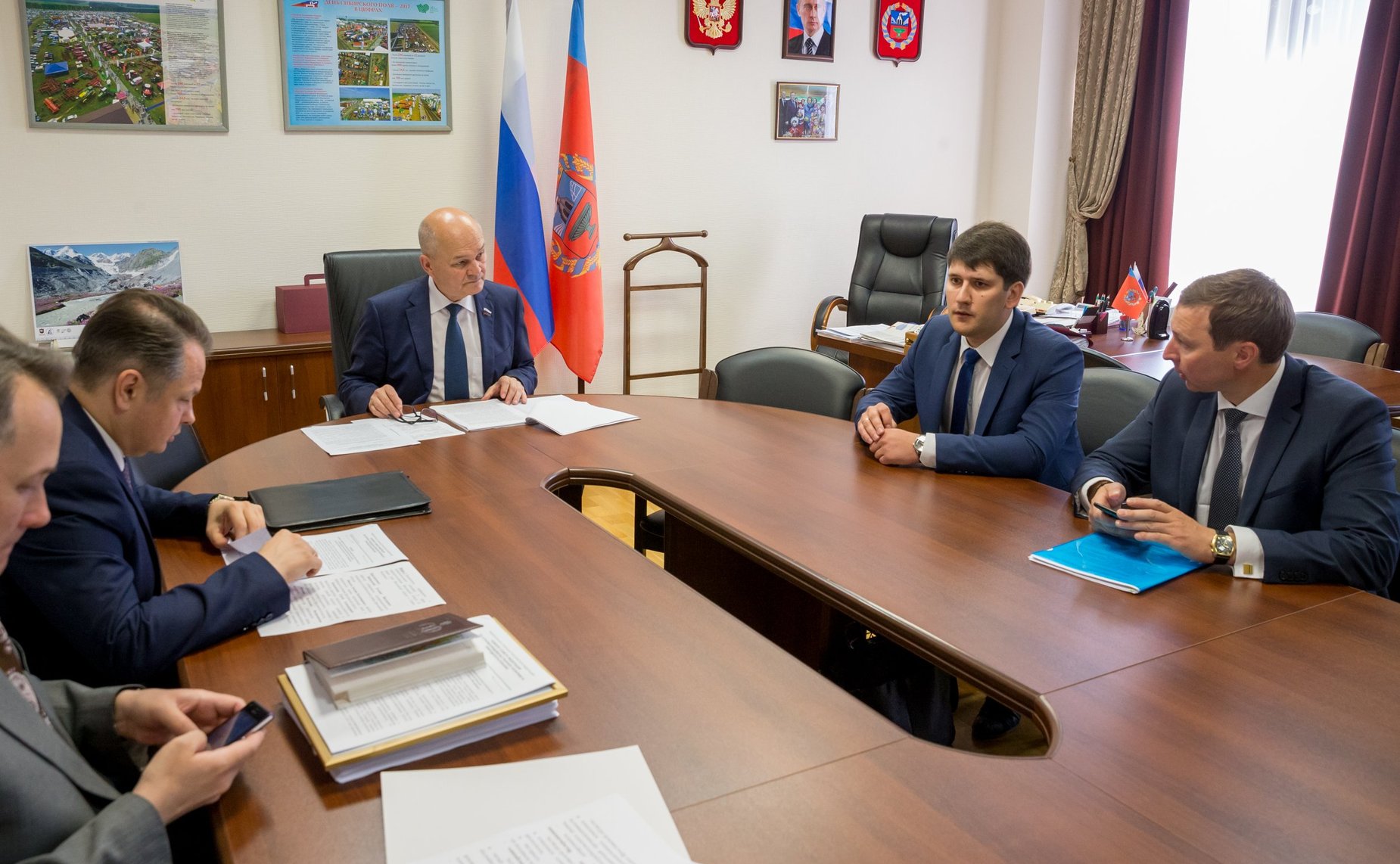 Встреча М. Щетинина с представителями Ярославской области