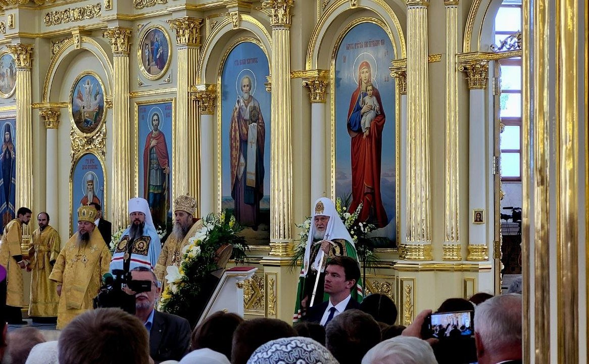 Юлия Лазуткина приняла участие в великом освящении Спасского кафедрального собора и божественной литургии в новоосвященном храме