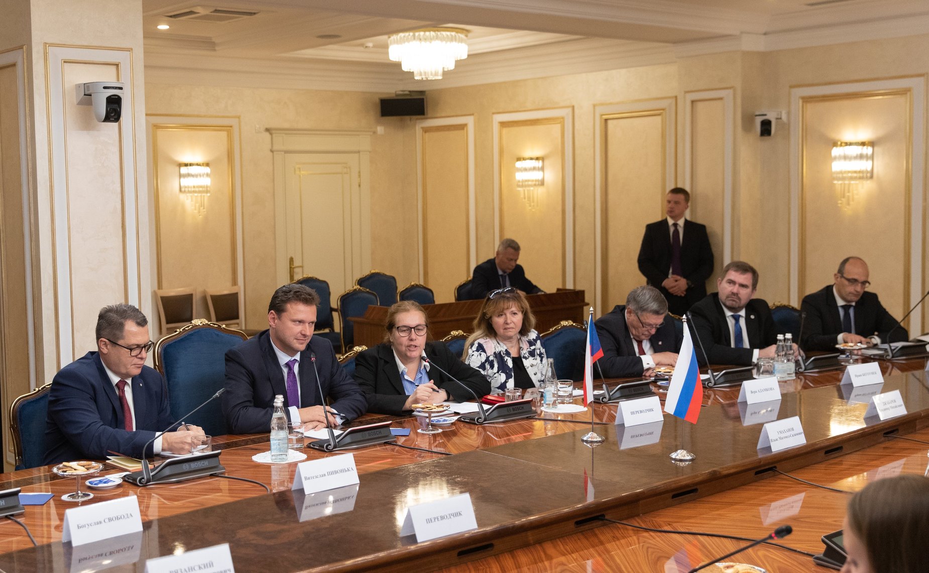 Встреча В. Матвиенко с Председателем Палаты депутатов Парламента Чешской Республики Радеком Вондрачеком