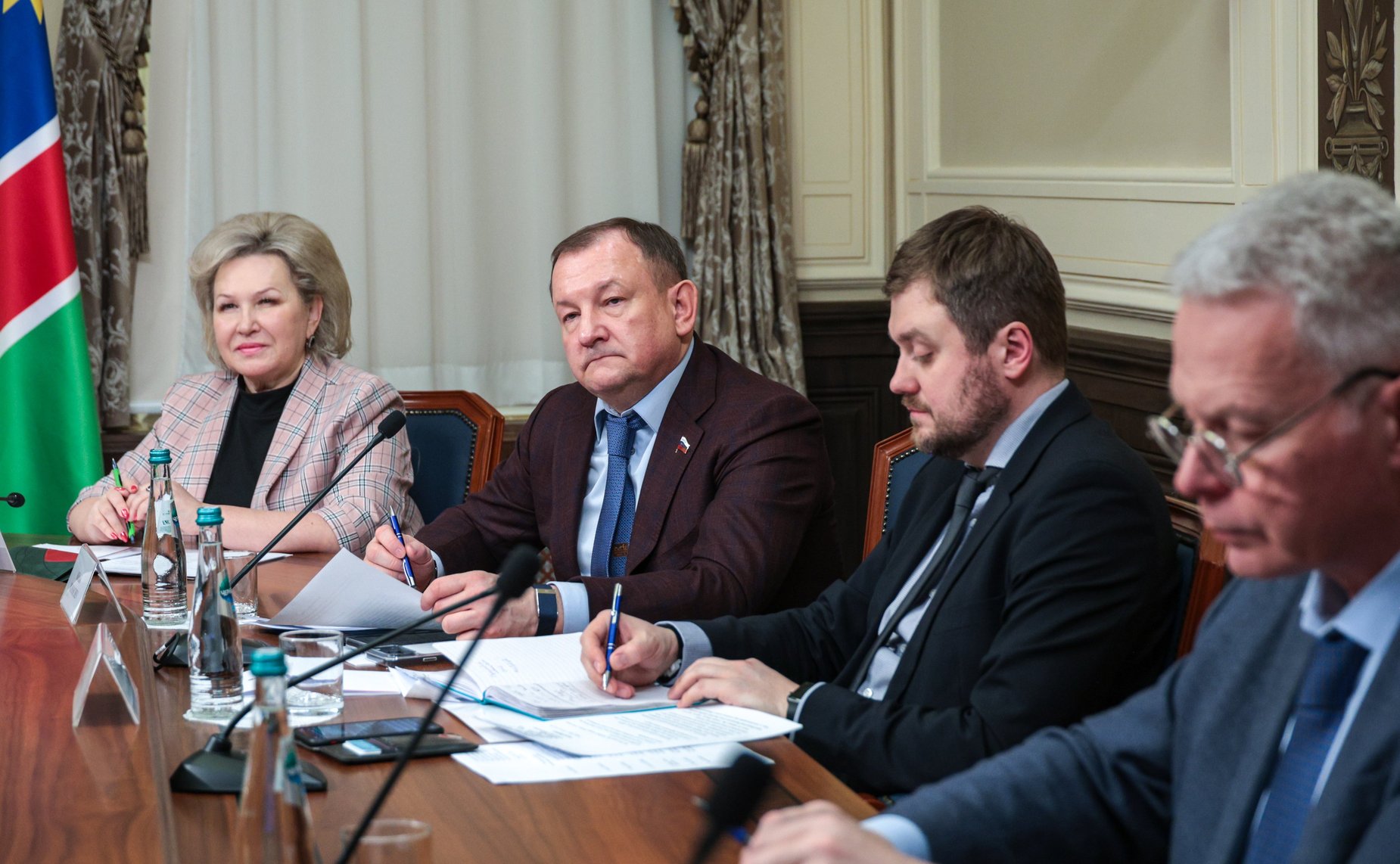 Совместное заседание групп по сотрудничеству Совета Федерации Федерального Собрания Российской Федерации и Национального совета Республики Намибии