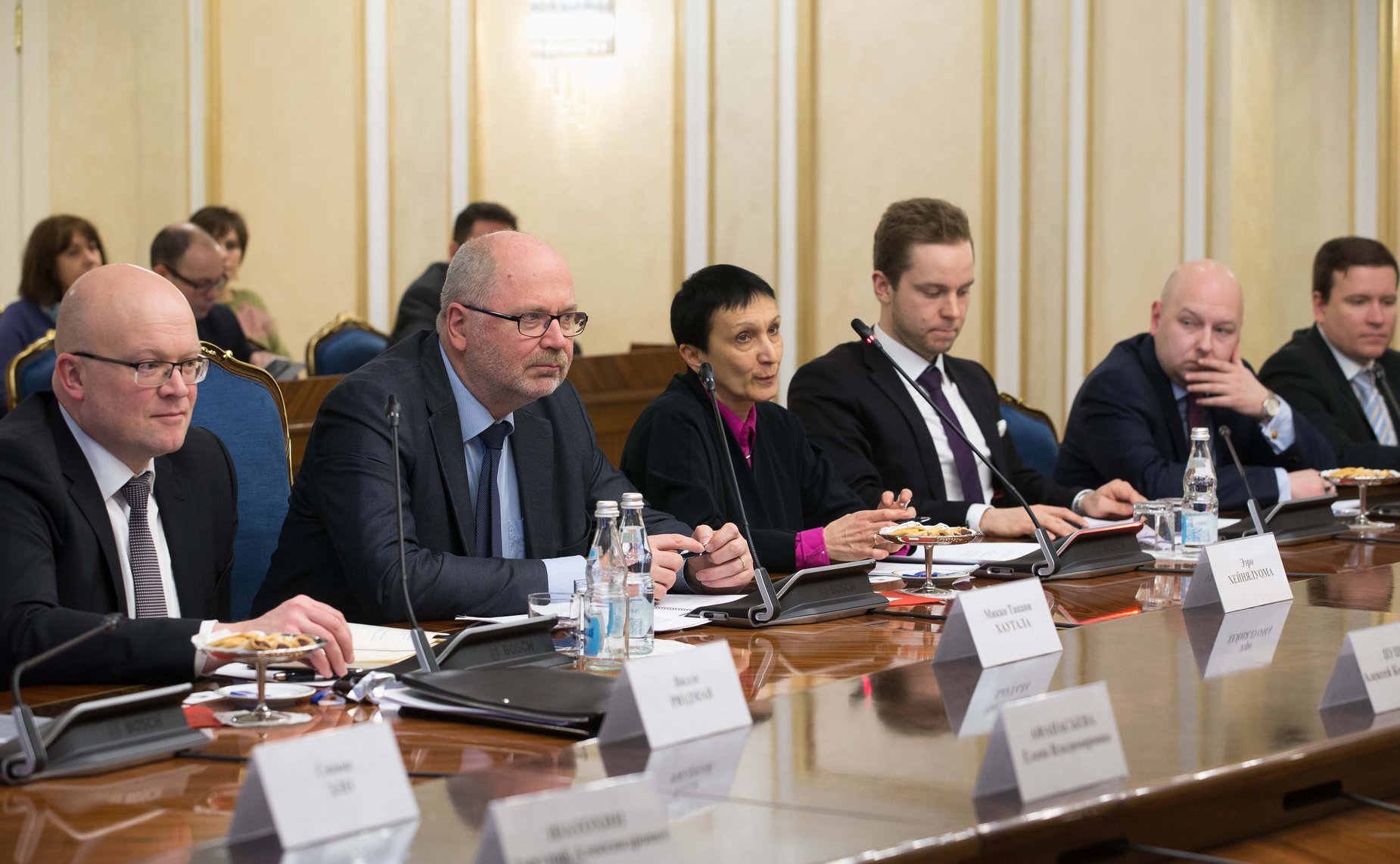 Встреча Н. Федорова с руководителем парламентской группы «Финляндия – Россия» Э. Хейнялуомой