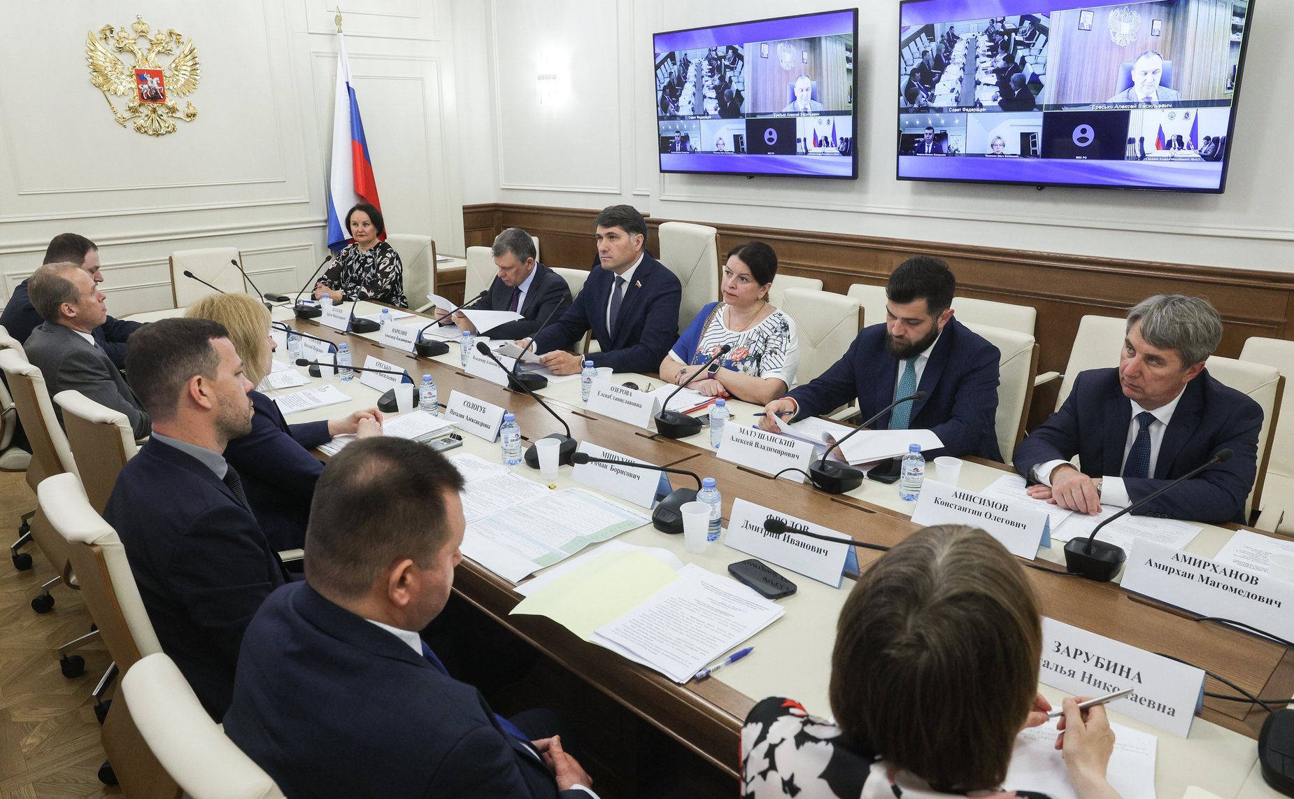 Совещание Комитета СФ по аграрно-продовольственной политике и природопользованию, посвященное итогах реализации федеральных проектов «Оздоровление Волги», «Сохранение уникальных водных объектов»