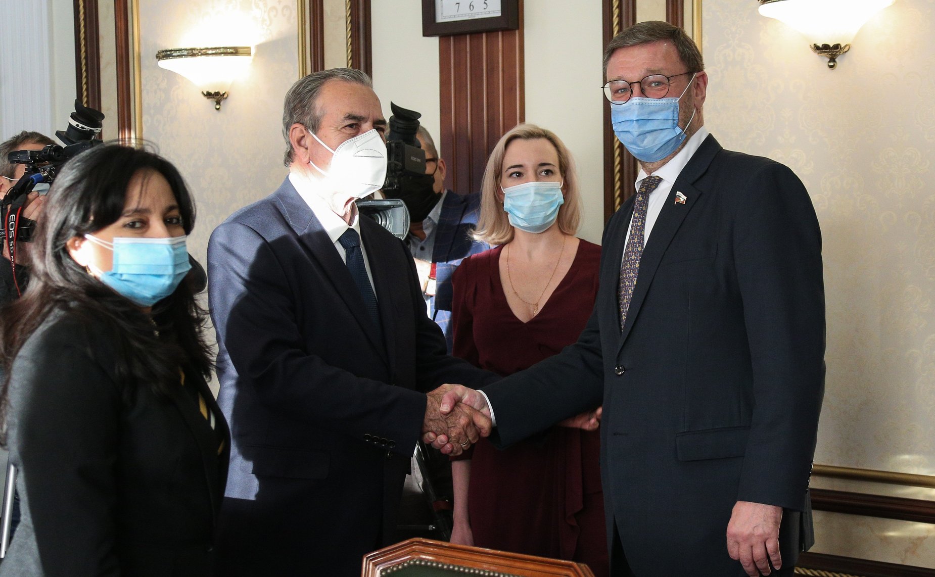 Встреча заместителя Председателя СФ Константина Косачева с Министром высшего образования Республики Куба Хосе Рамоном Саборидо Лоиди