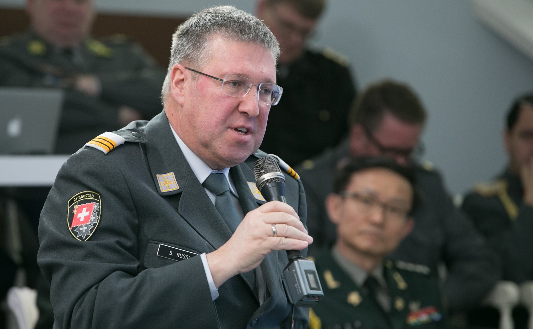 Виктор Озеров провел брифинг для военных атташе иностранных государств, аккредитованных в Российской Федерации