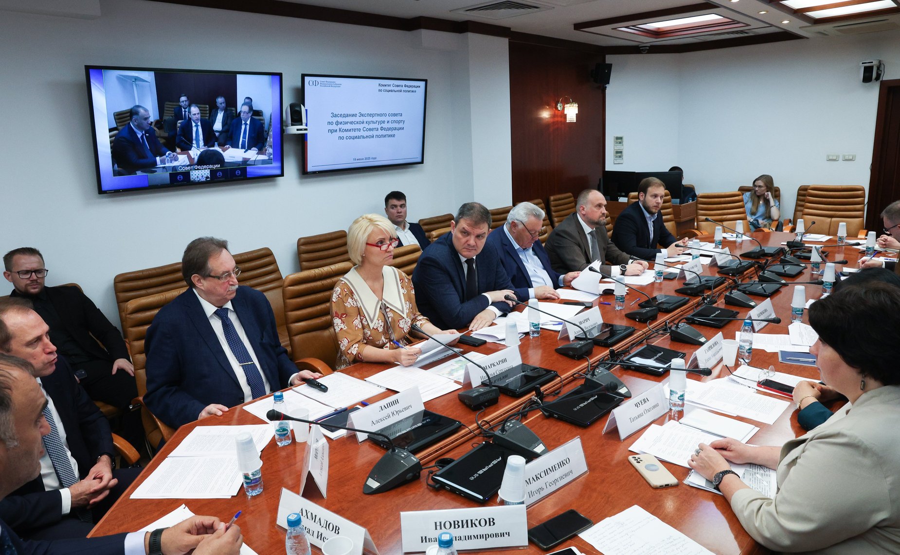 Заседание Экспертного совета по физической культуре и спорту при Комитете Совета Федерации по социальной политике