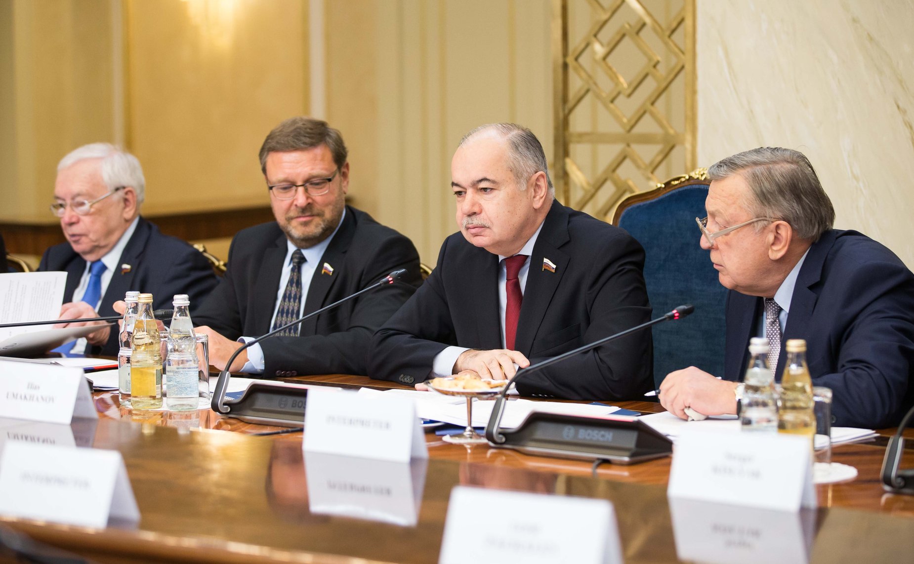 Встреча c делегацией Комитета по международным делам парламента Финляндии во главе с председателем комитета Матти Ванханеном