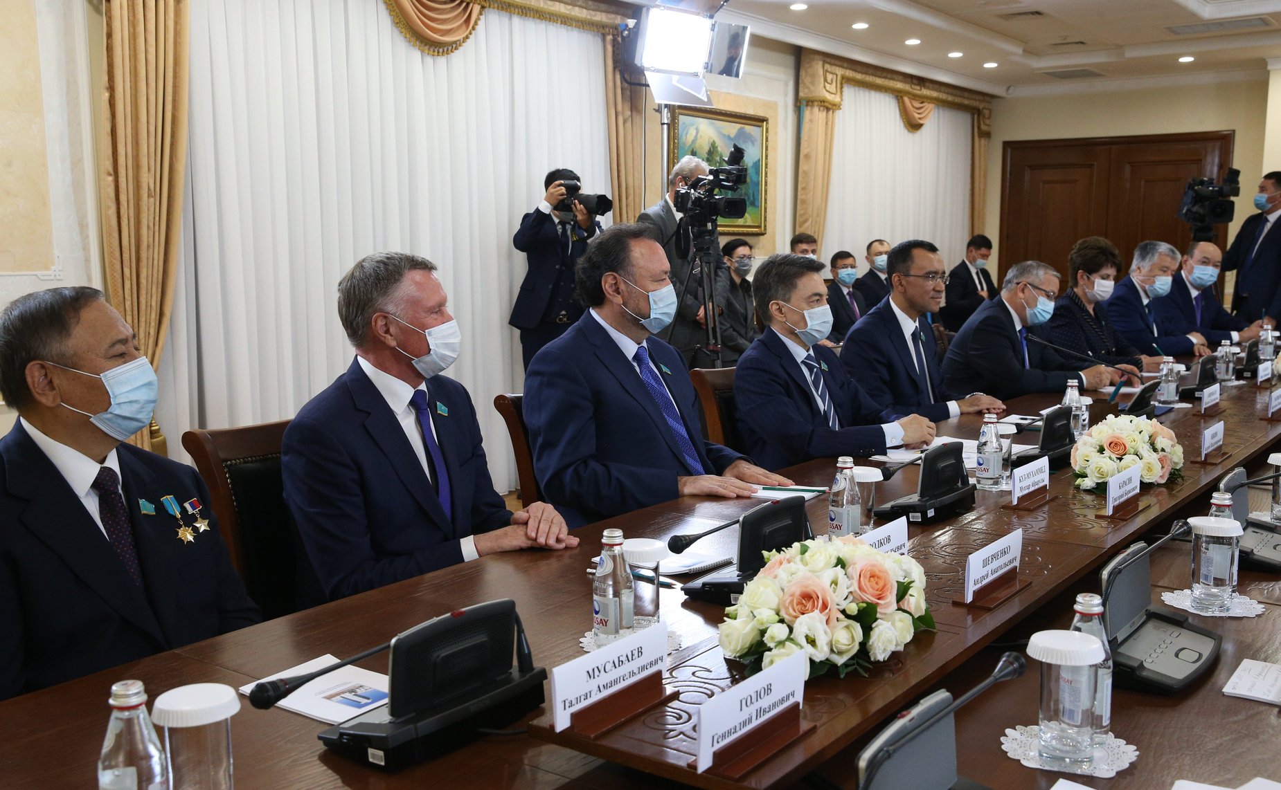 Встреча Валентины Матвиенко с Председателем Сената Парламента Республики Казахстан Мауленом Ашимбаевым