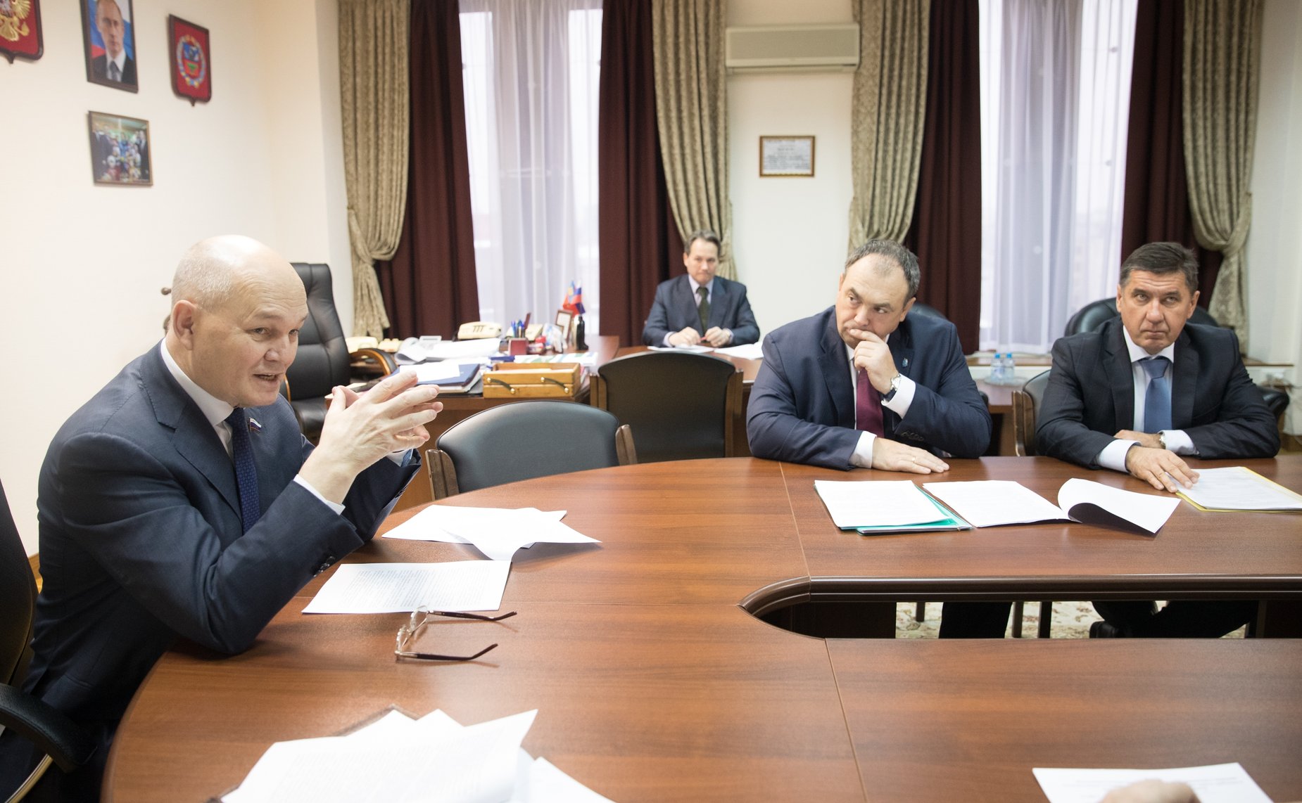 Встреча М. Щетинина с представителями Ямало-Ненецкого автономного округа