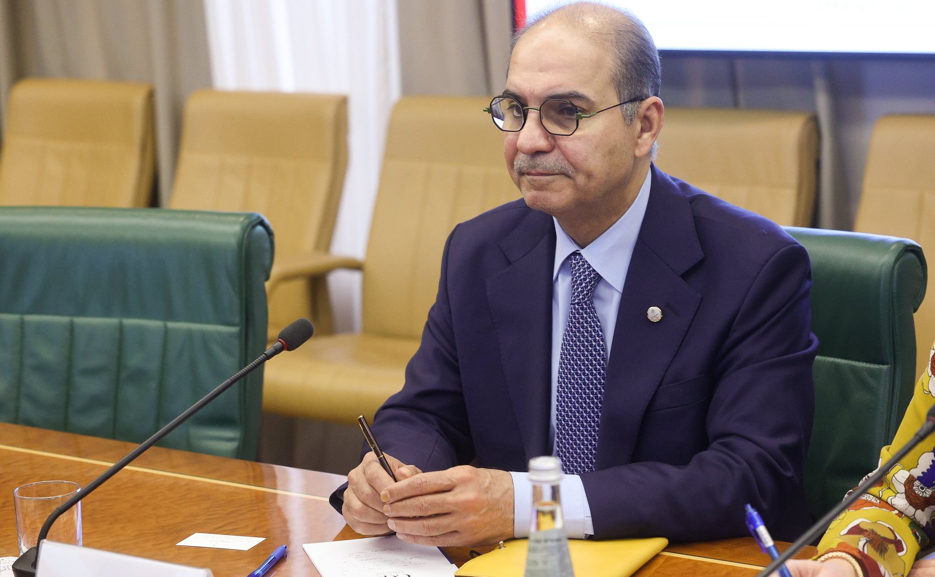 Встреча председателя Комитета СФ по международным делам Григория Карасина с Чрезвычайным и Полномочным Послом Королевства Саудовская Аравия в Российской Федерации Сами Бен Мухаммедом Абдаллой Аль-Садханом